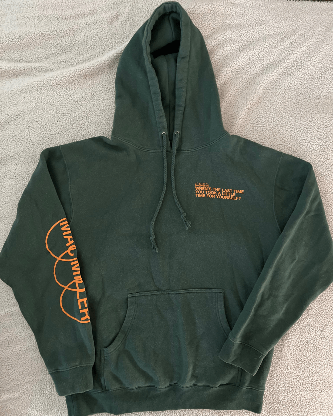 Mac Miller Mac Miller “Take a Little Time” Circles Green Hoodie Size US M / EU 48-50 / 2 - 1 Thumbnail