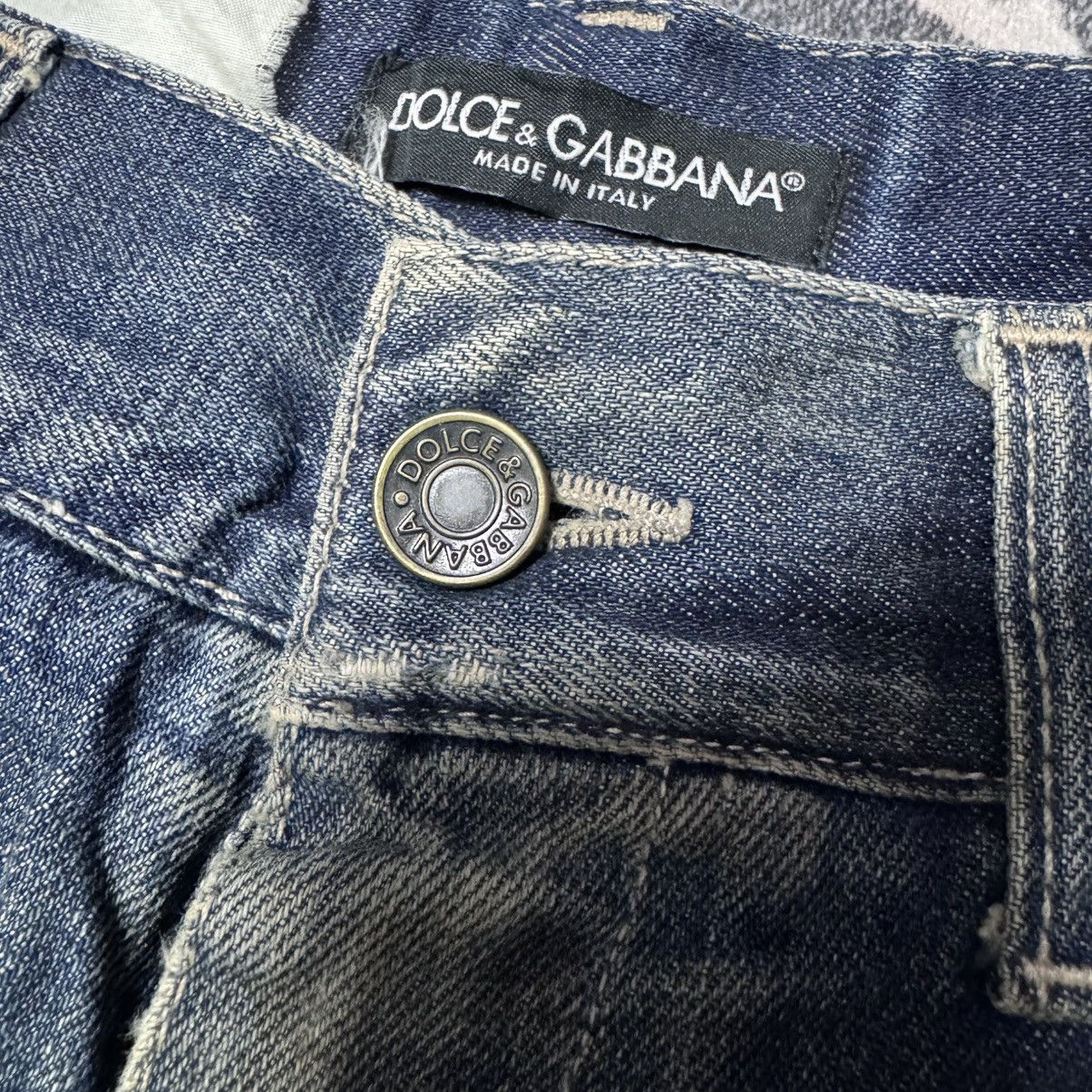 Dolce & Gabbana Vintage Dolce & Gabbana Damage Jeans Size US 30 / EU 46 - 21 Thumbnail