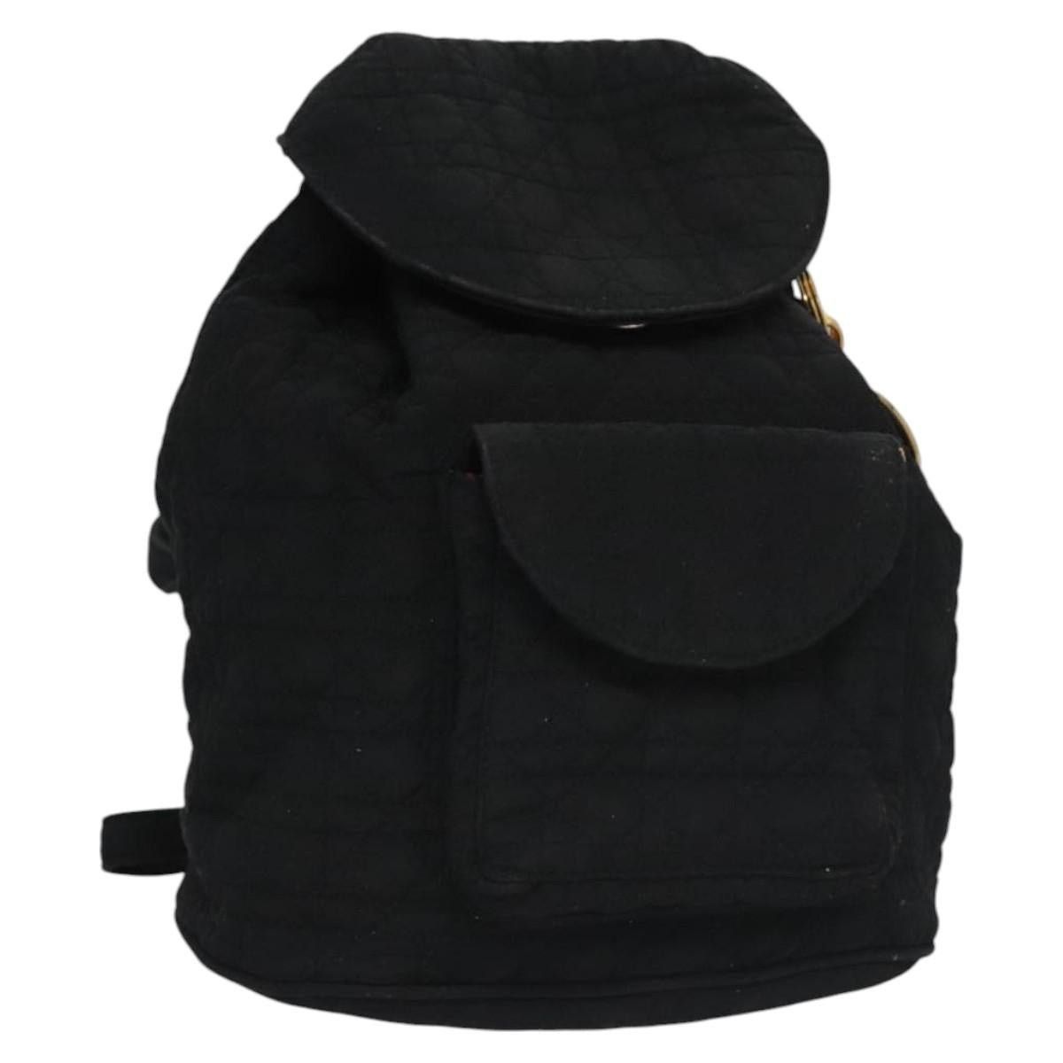 Dior DIOR Lady DIOR Backpack Nylon Black Gold Size ONE SIZE - 1 Thumbnail