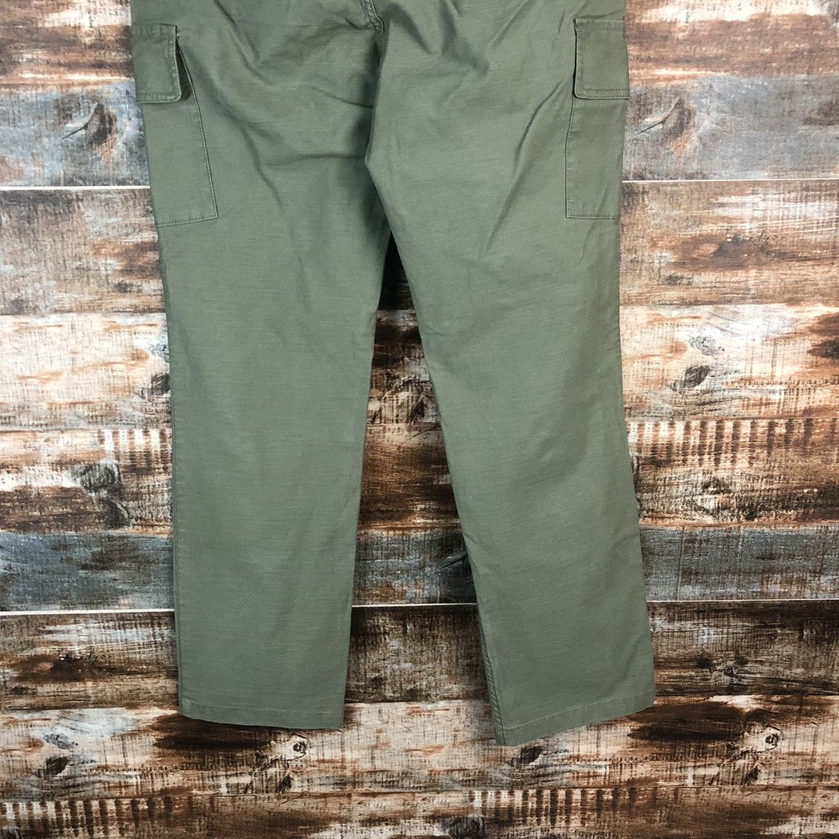 Japanese Brand DL 3Can 4 On Green Cargo Multipocket Pants #C665 Size US 29 - 15 Thumbnail