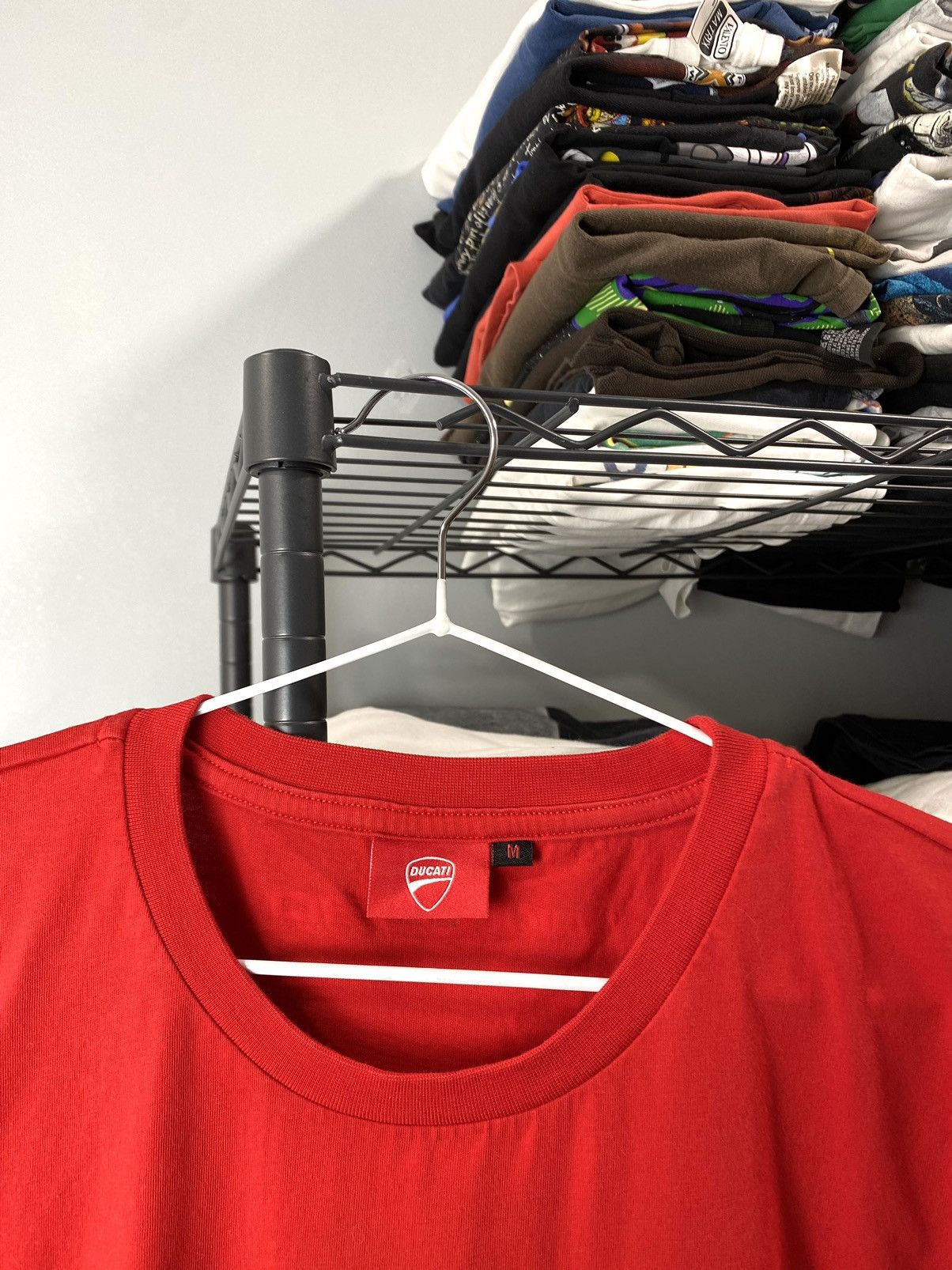 Ducati Red Ducati Racing T Shirt Suzuki Honda Motorsport Size US M / EU 48-50 / 2 - 4 Thumbnail