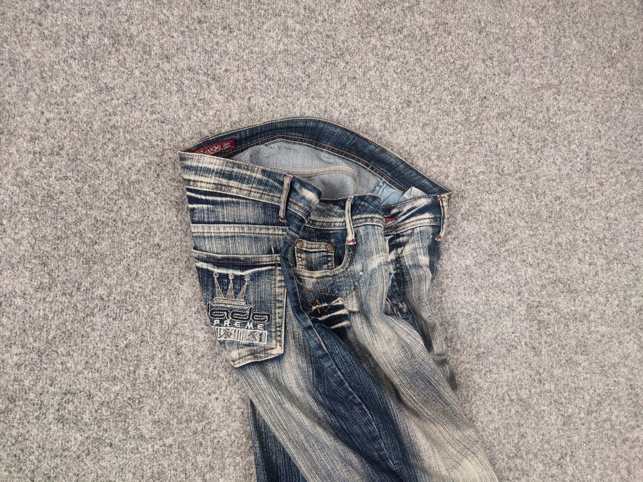 Le Grande Bleu (L.G.B.) Vintage Eclix le Grand Bleu Y2K Flared Jeans hysteric Size US 34 / EU 50 - 4 Thumbnail