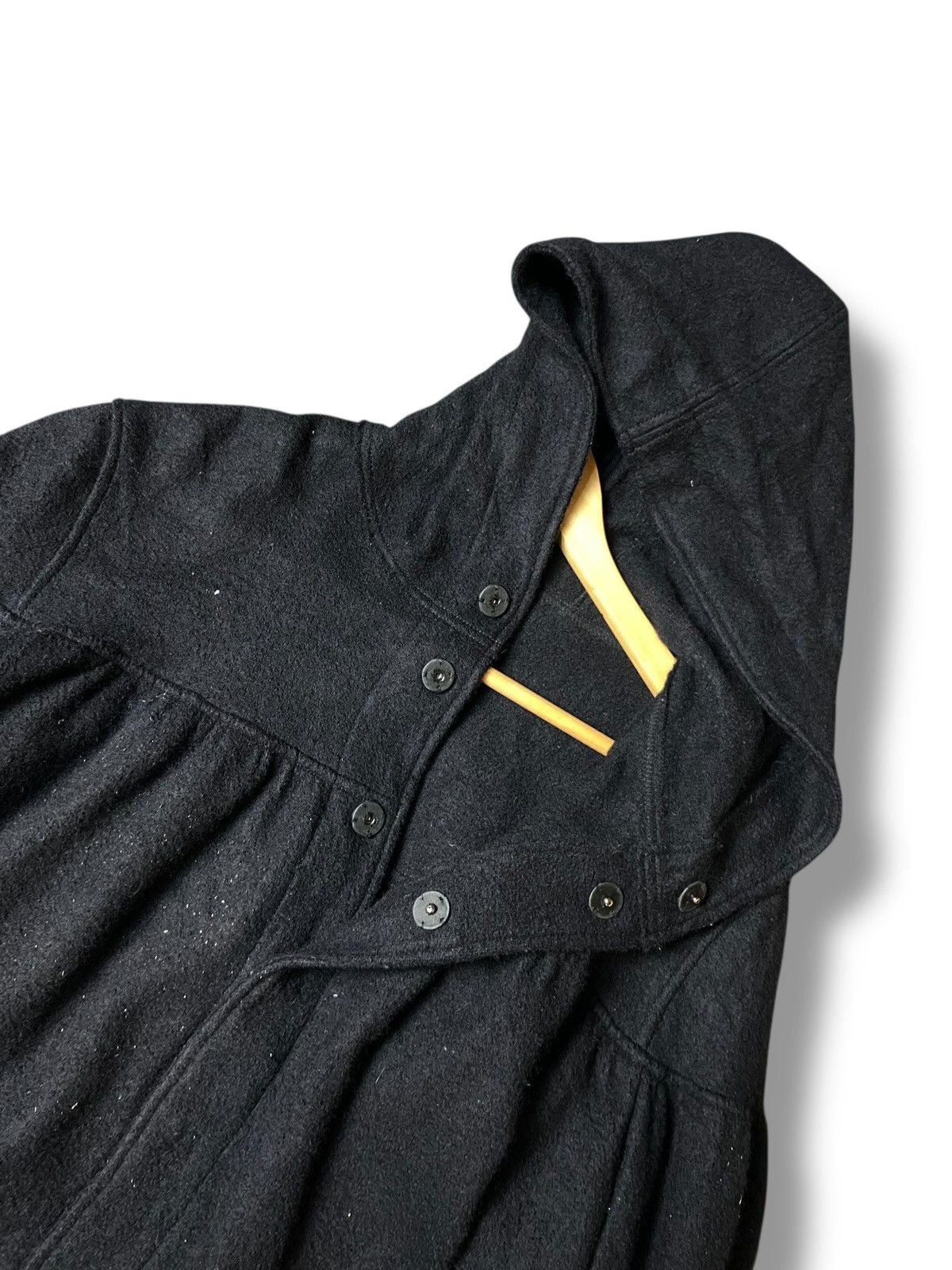 Japanese Brand × Vintage × Zucca Vintage ZUCCA Wool Dolly Buttoned Hooded Jacket (119) Size US L / EU 52-54 / 3 - 3 Thumbnail