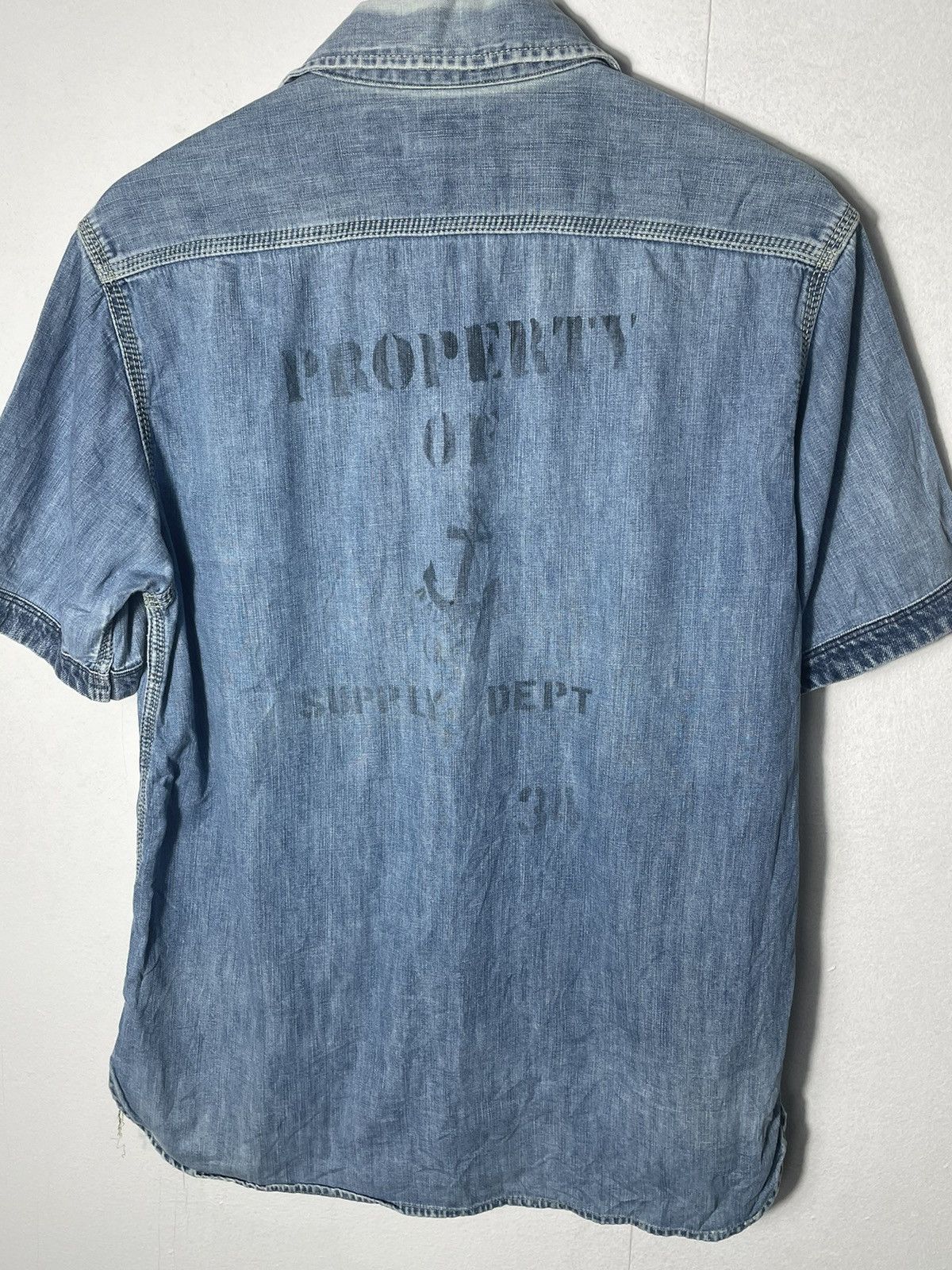 Japanese Brand × Vintage Distressed Army Look A Like Japanese Shirt Size US M / EU 48-50 / 2 - 4 Thumbnail