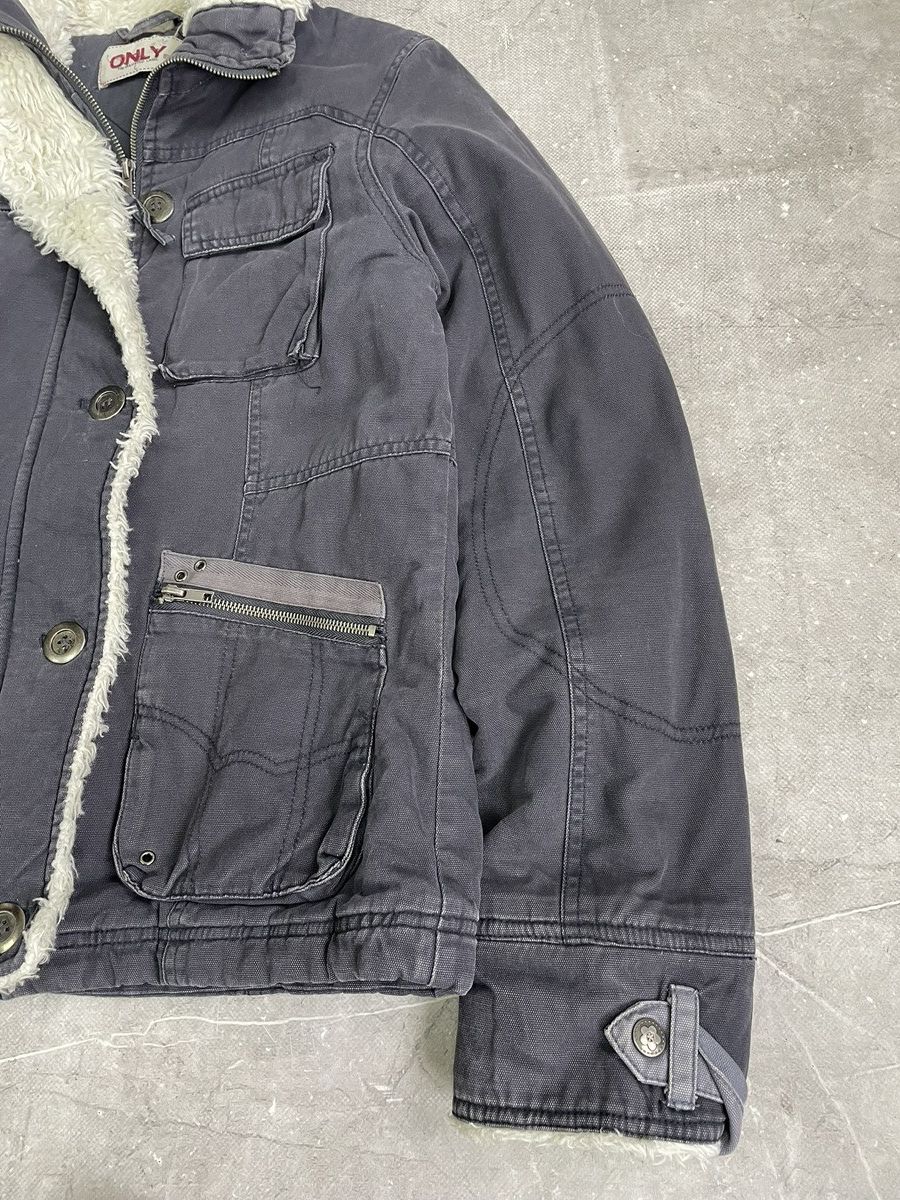 Hysteric Glamour Yohji Yamamoto style fur jacket military army vibe y2k Size US M / EU 48-50 / 2 - 5 Thumbnail