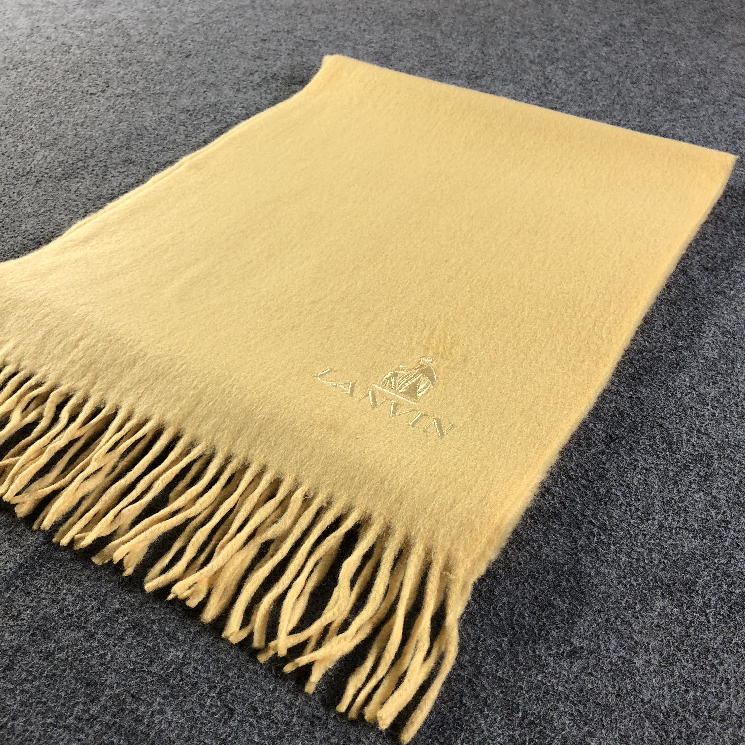 Lanvin Lanvin Cashmere Scarf / Muffler / Neckwear P649 Size ONE SIZE - 4 Thumbnail