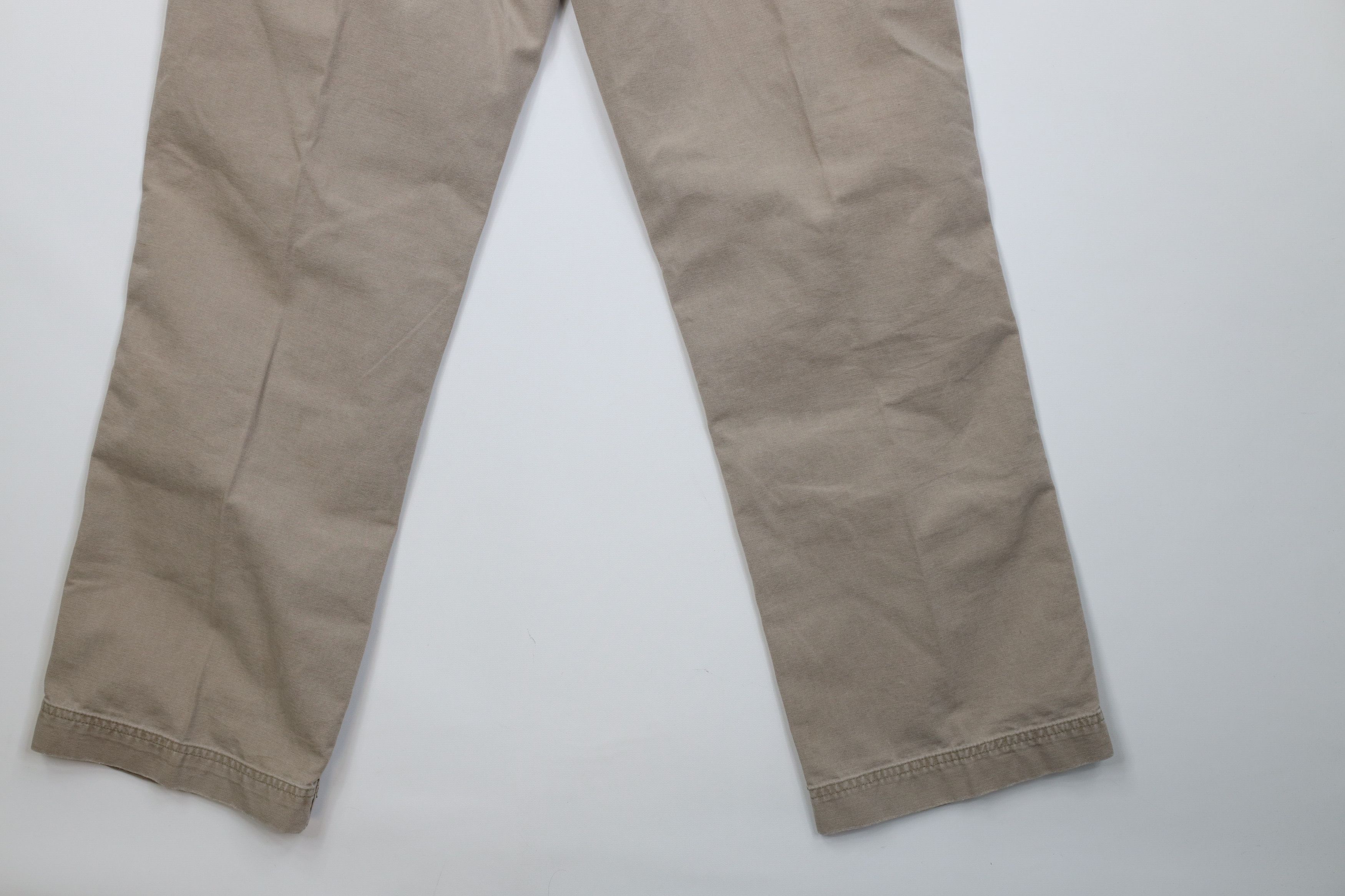 Eddie Bauer Vintage Y2K Eddie Bauer Knee Wide Leg Pants Canvas Beige Size US 32 / EU 48 - 15 Thumbnail