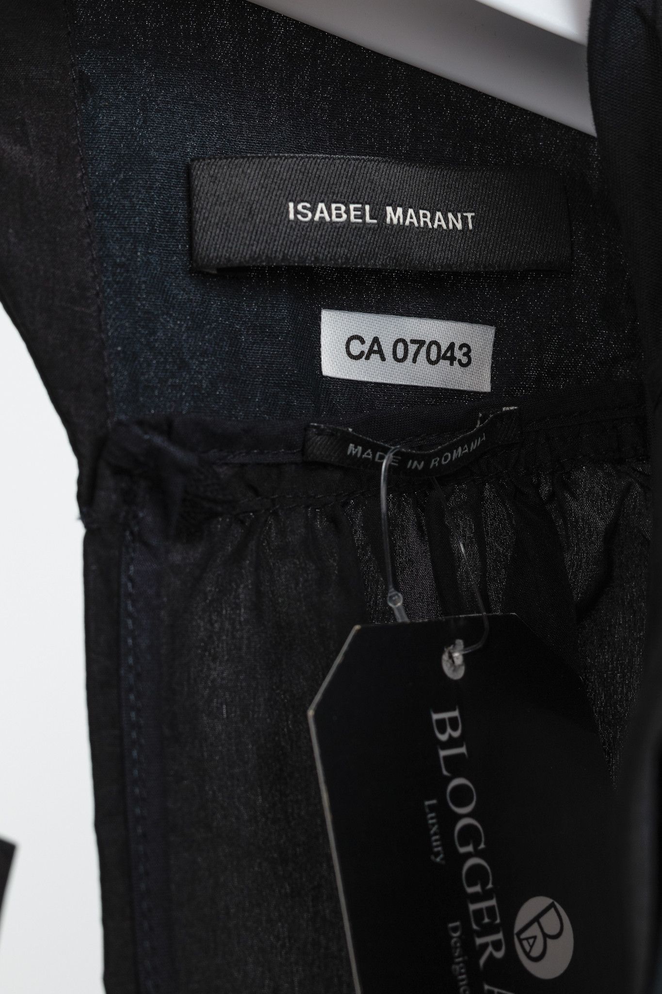 Isabel Marant Isabel Marant Lief Black Silk Wrap-Front Dress Size M / US 6-8 / IT 42-44 - 4 Thumbnail