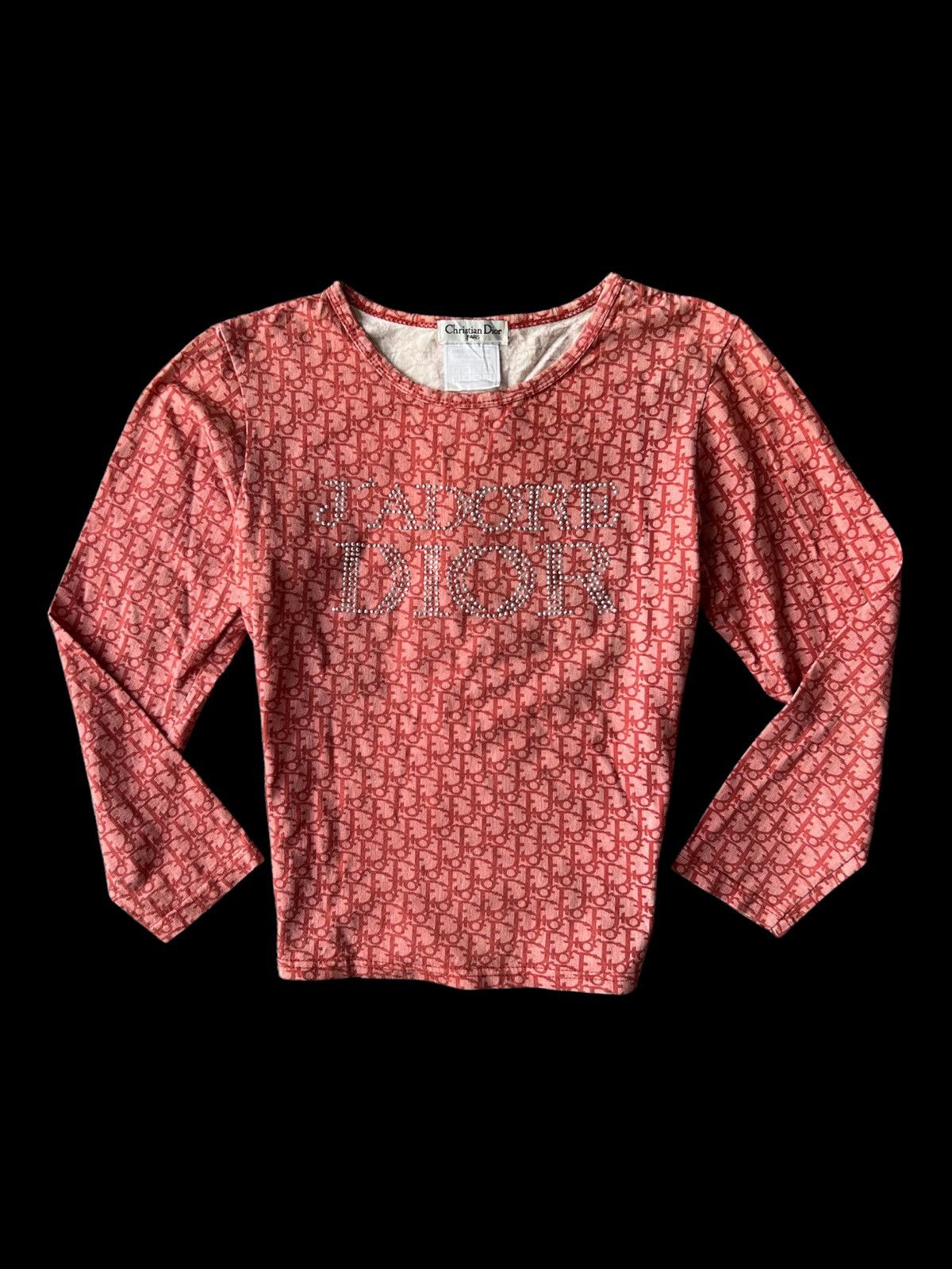 Christian Dior Monsieur Christian Dior Galliano J'adore Swarovski Oblique Monogram Size L / US 10 / IT 46 - 1 Thumbnail