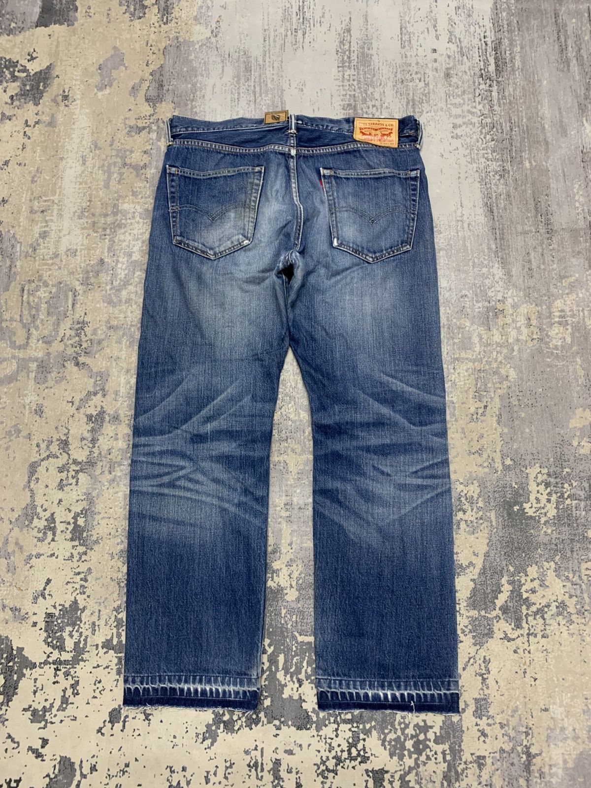 Levi's Vintage Levis 505 Jeans Faded Blue Denim W34x28.5 Size US 34 / EU 50 - 6 Thumbnail