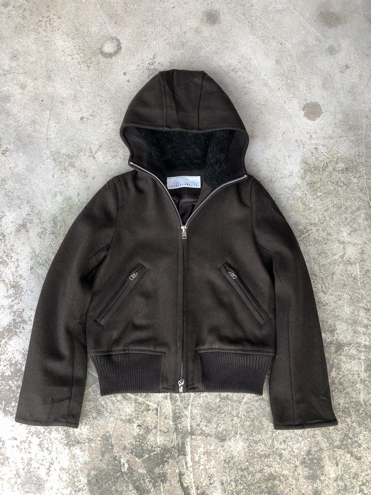 Issey Miyake Vintage Sunao Kuwahara Wool Hoodie Fur Jacket Rare #No1 Size US M / EU 48-50 / 2 - 7 Thumbnail