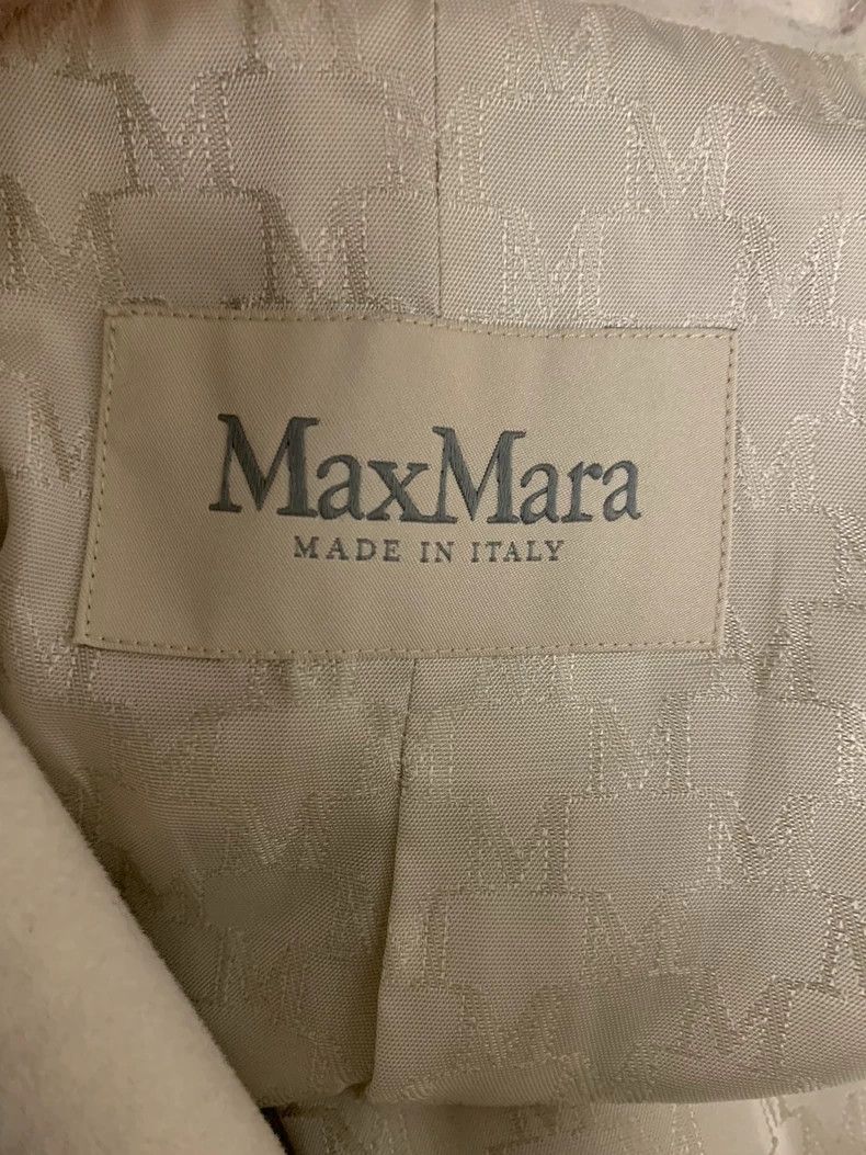 Max Mara Max Mara 101801 Coat, Glacier White Size M / US 6-8 / IT 42-44 - 3 Thumbnail