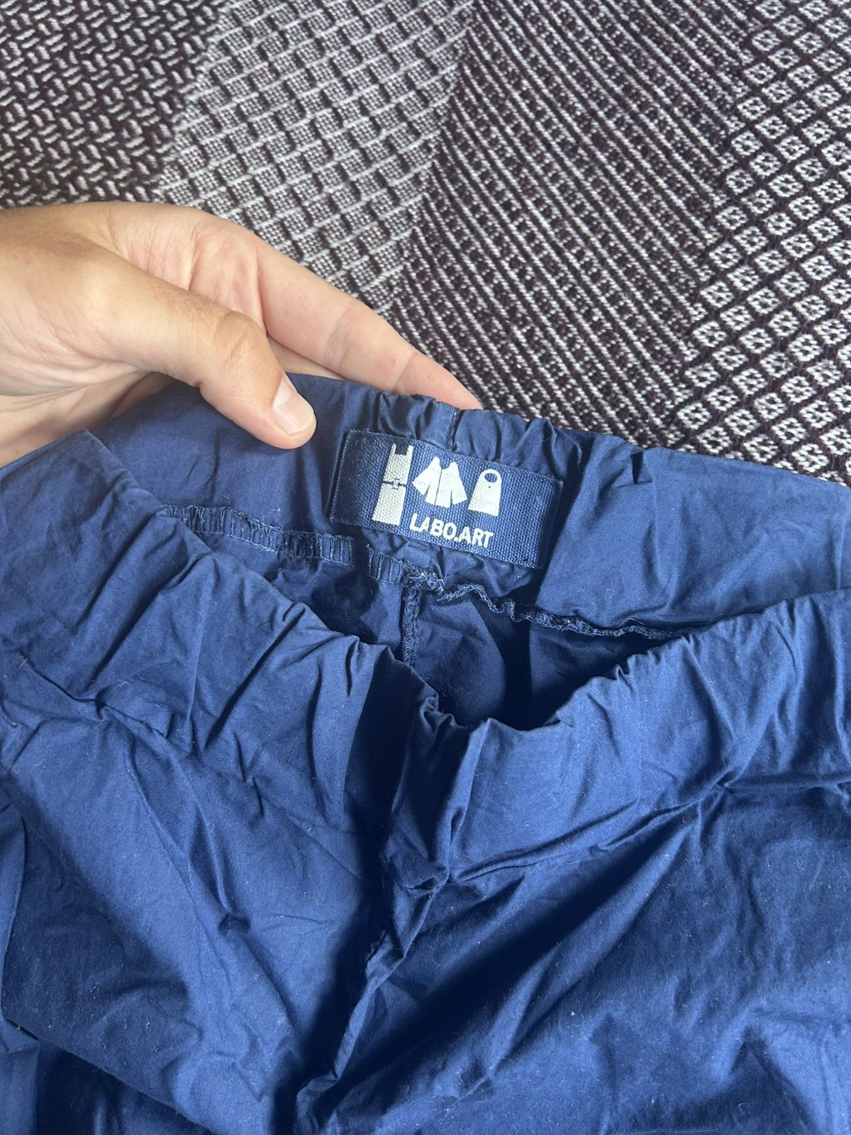 Le Laboureur Labo.Art Regular Blue Pants Unisex Workwear Size Medium Size 26" / US 2 / IT 38 - 4 Thumbnail