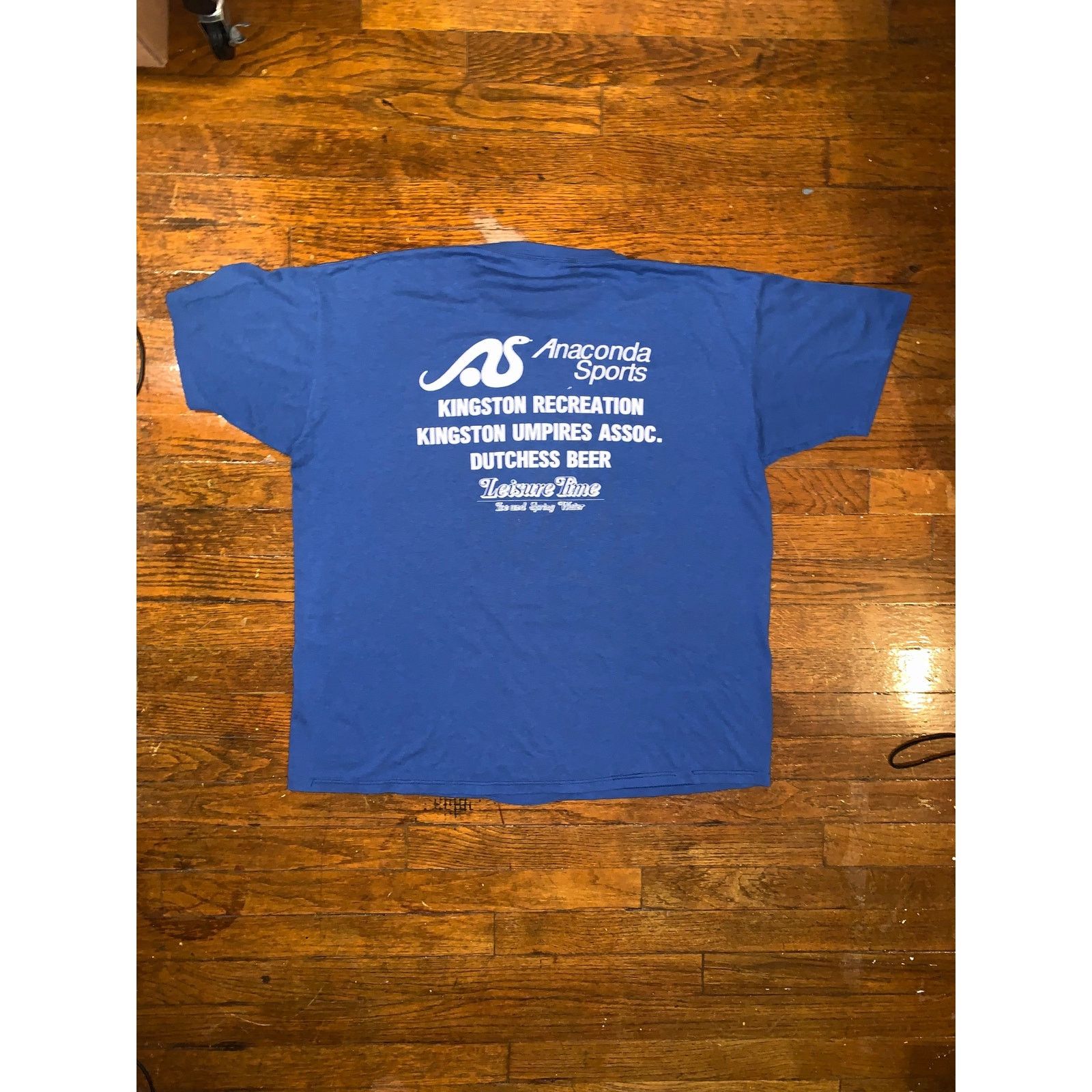 Russell Athletic × Vintage Meg Knott Memorial Baseball Tee XL Blue USA Single Stitch Size US XL / EU 56 / 4 - 2 Thumbnail