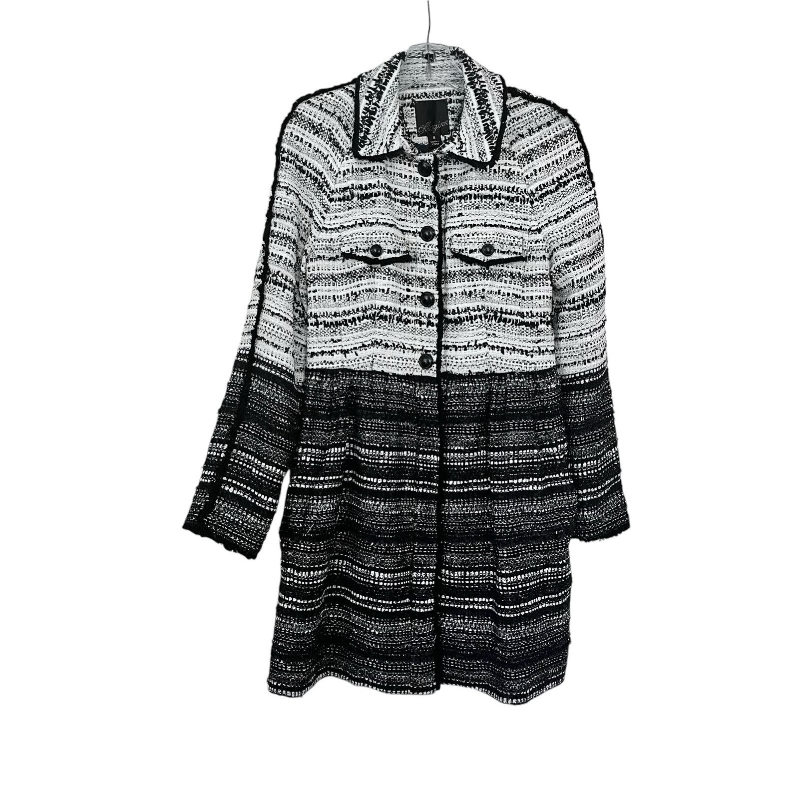 Anthropologie Mcginn Anthropologie Tweed Coat Jacket Overcoat Size S / US 4 / IT 40 - 1 Thumbnail