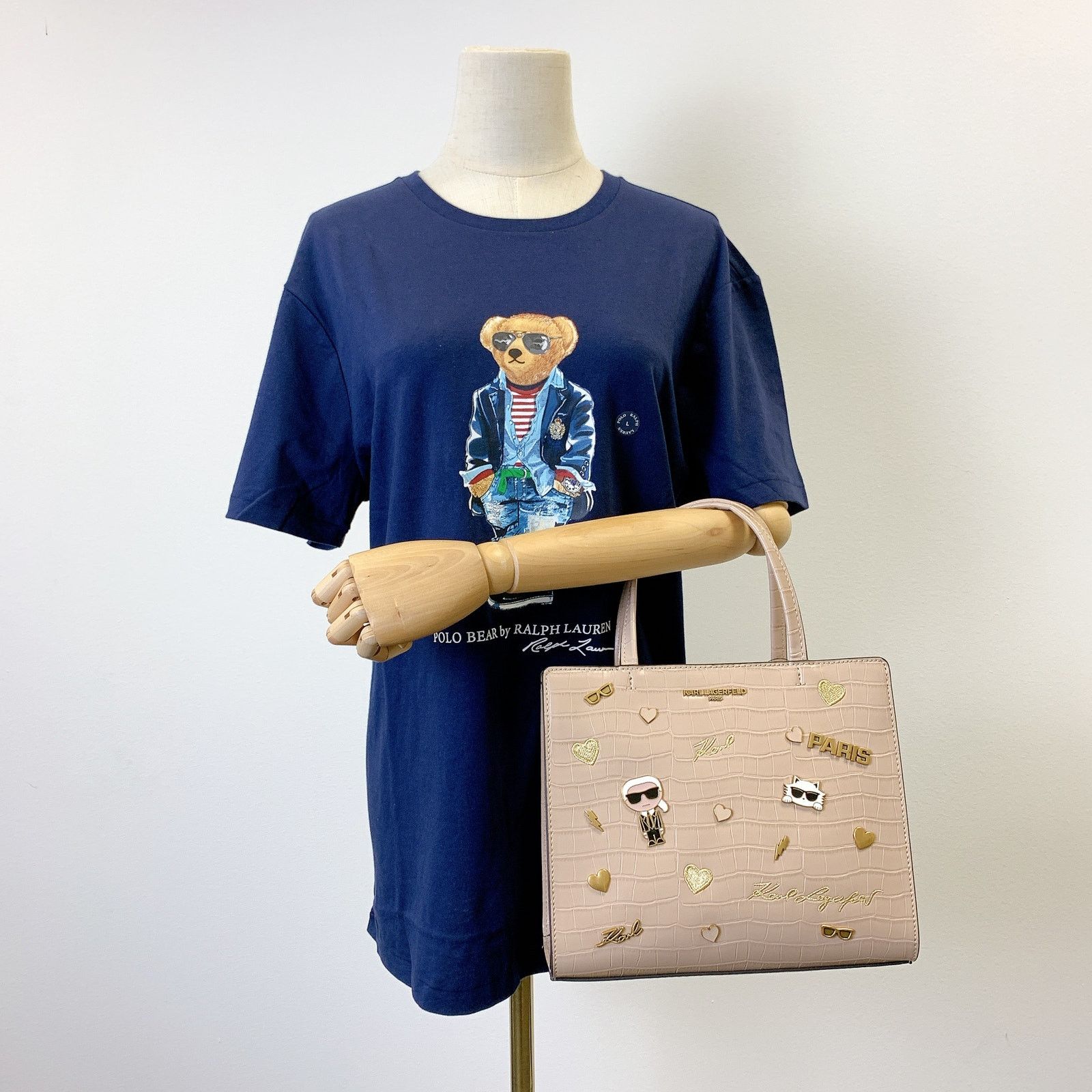 Karl Lagerfeld KARL LAGERFELD Maybelle Pins Satchel LH4DS8BJ Size ONE SIZE - 1 Thumbnail