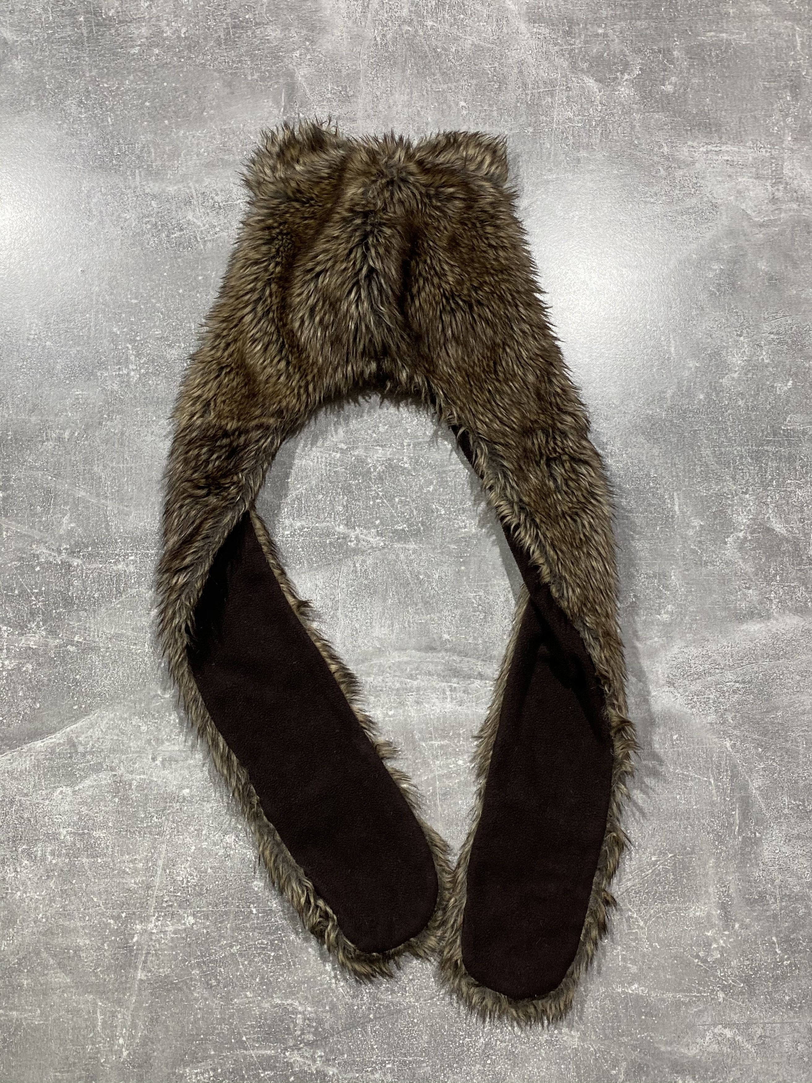 Japanese Brand Vintage Fuzzy hat Bear Face beanie Japan street style Size ONE SIZE - 5 Thumbnail