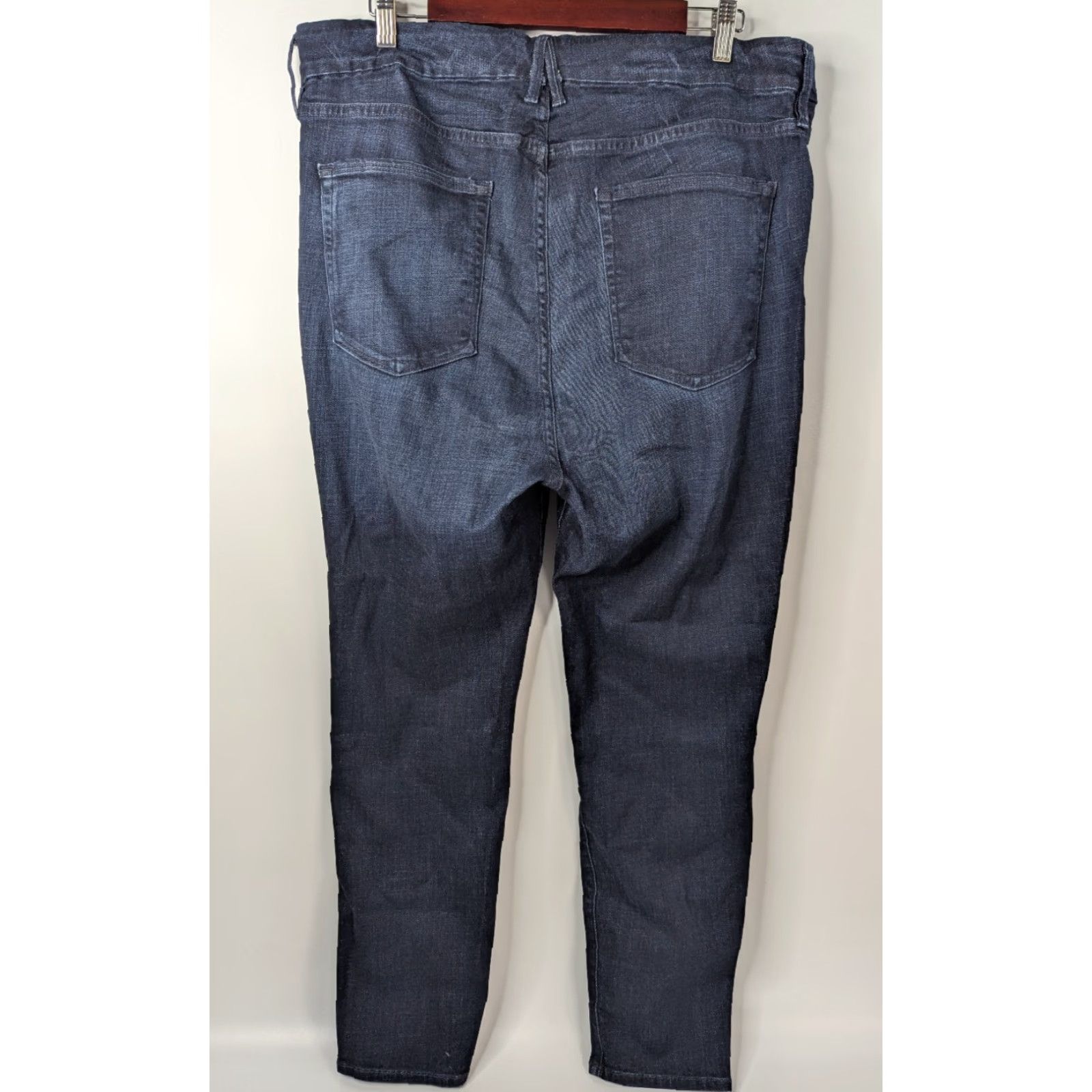 Good American Good American Dark Wash Good Waist High Rise Stretch Denim Jeans Sz 22 GAGWC103 Size 40" / US 18 - 5 Thumbnail
