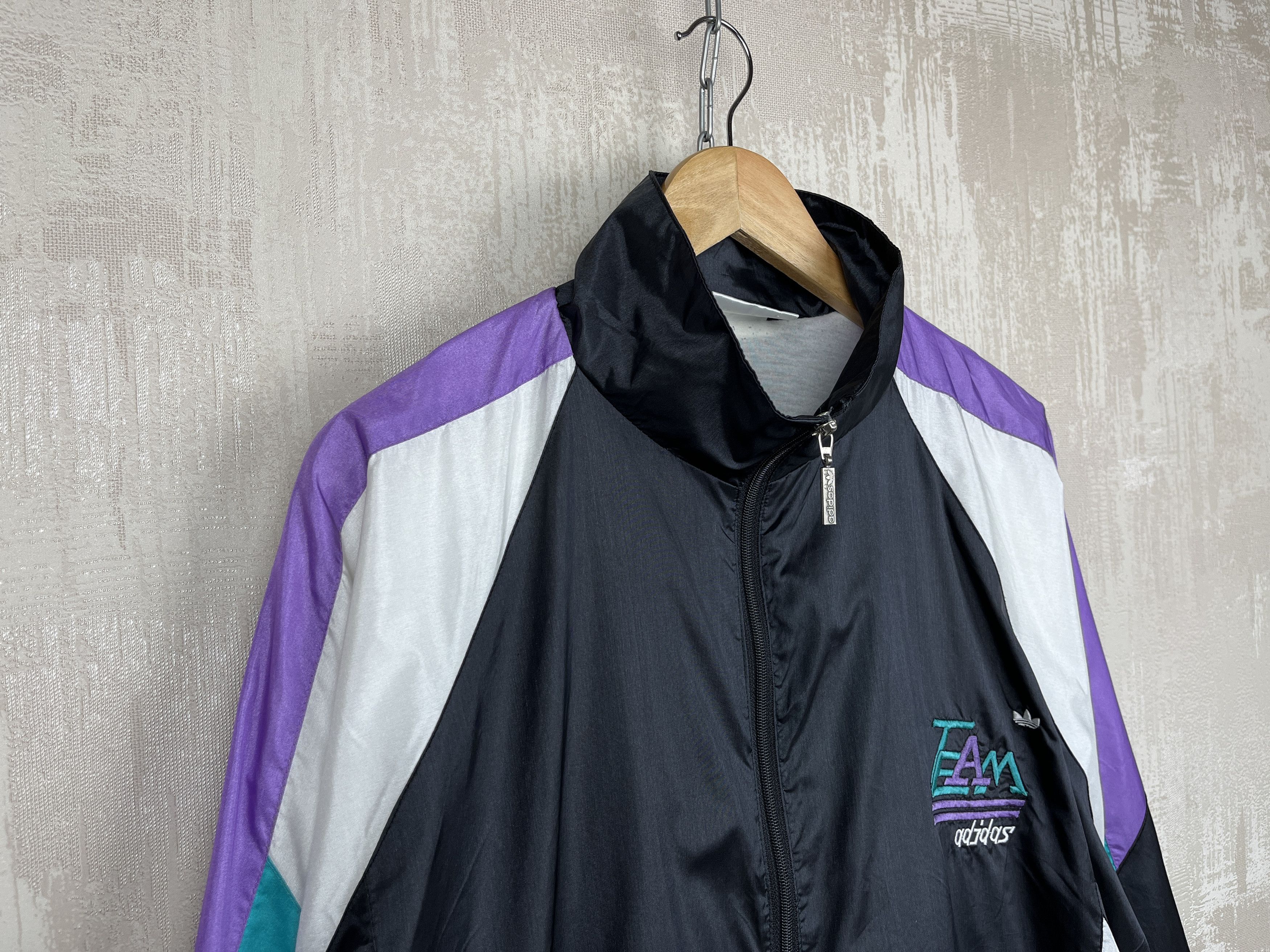 Adidas 90's Adidas Team Vintage Track Jacket Tracksuit Top Size US XL / EU 56 / 4 - 3 Thumbnail