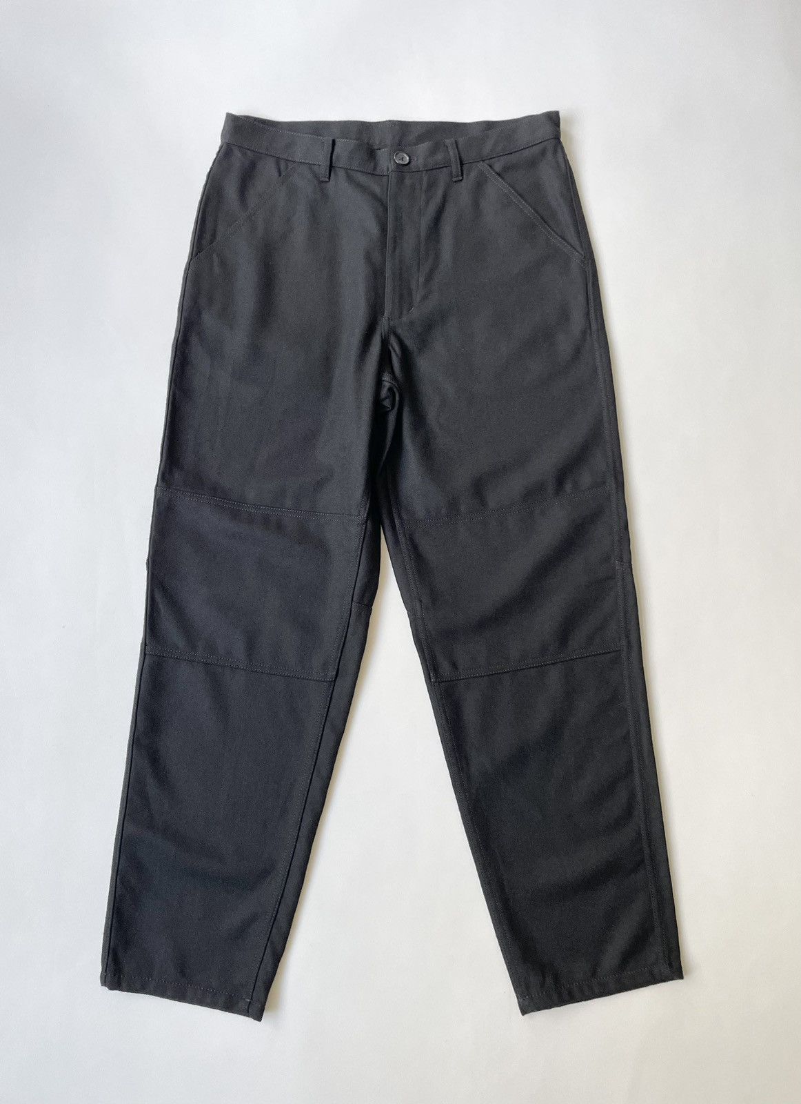 Comme des Garcons Black Twill Wool Utility Trousers Size US 32 / EU 48 - 1 Thumbnail