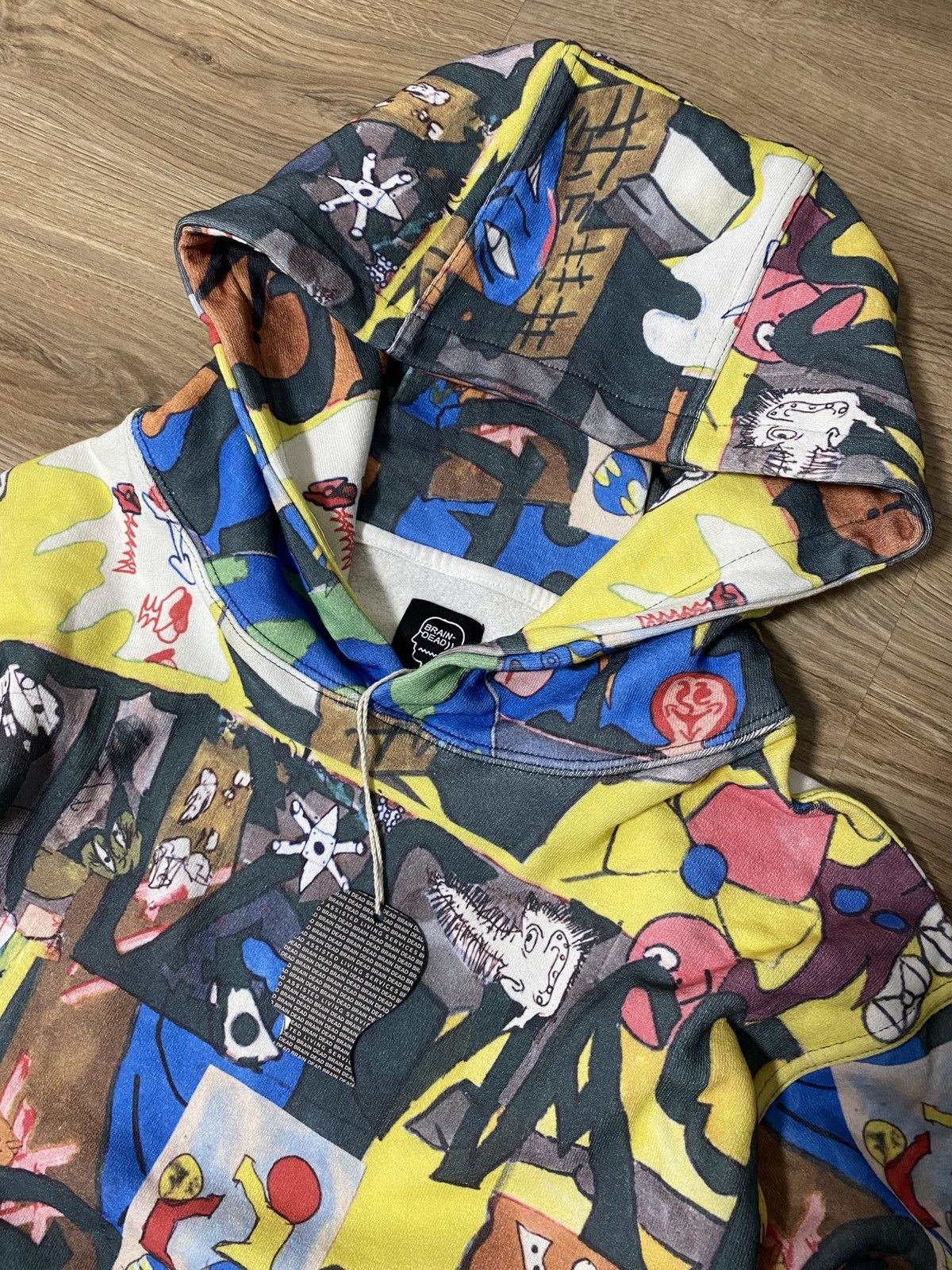 Brain Dead Brain Dead Leon Sadler All Over Print Rare Hoodie Size: S Size US S / EU 44-46 / 1 - 2 Thumbnail