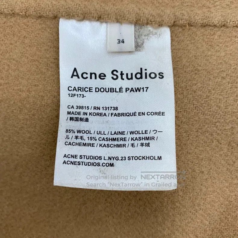 Acne Studios Acne Studios Brown Wool Single Button Notched Collar Belte Size XXS / US 00 / IT 34 - 7 Thumbnail