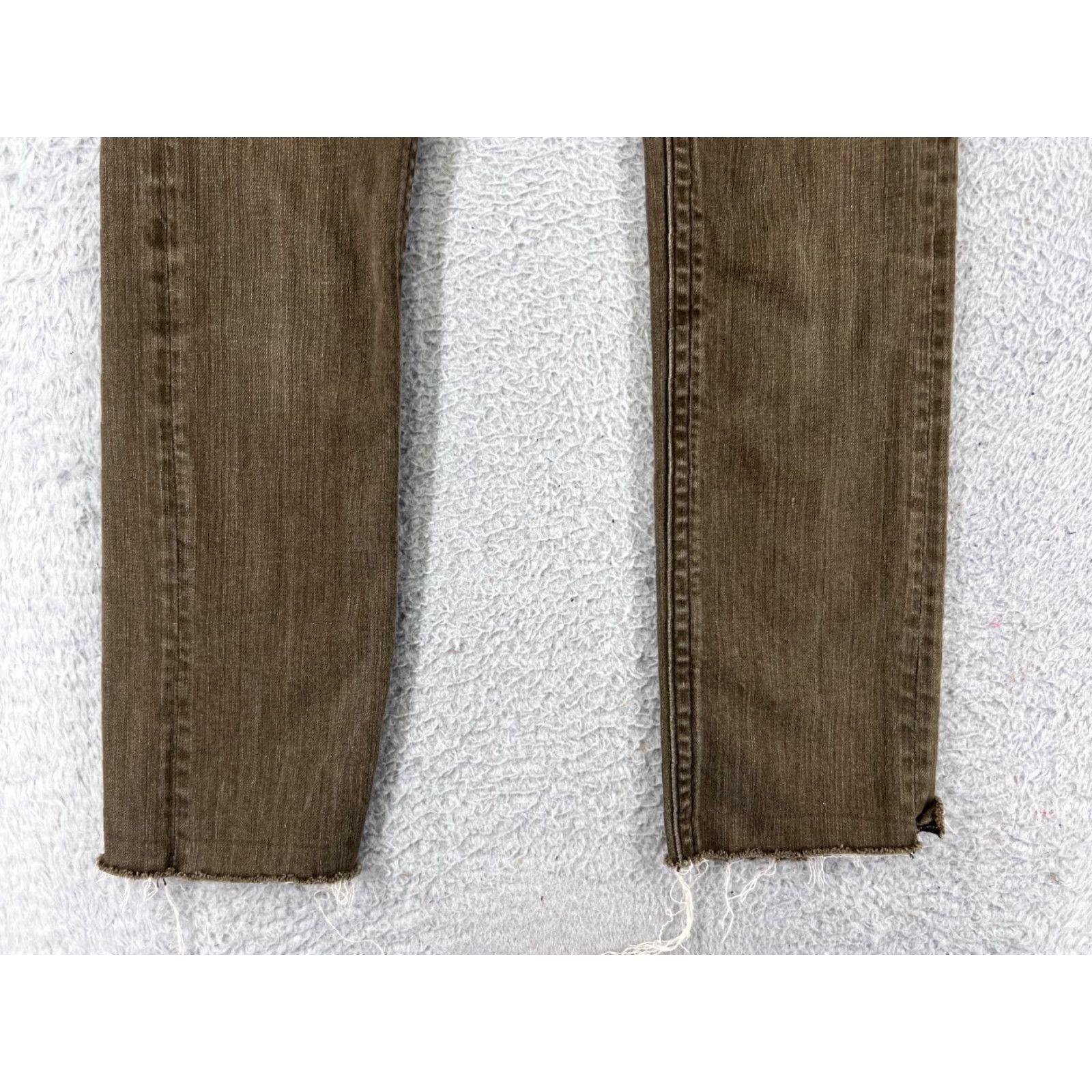 Miss Me Miss Me Jeans Distressed Brown Denim Jean 14 Girls Straight Leg Embroidered 5-Pocket Design Size 36" / US 14 / IT 50 - 5 Thumbnail