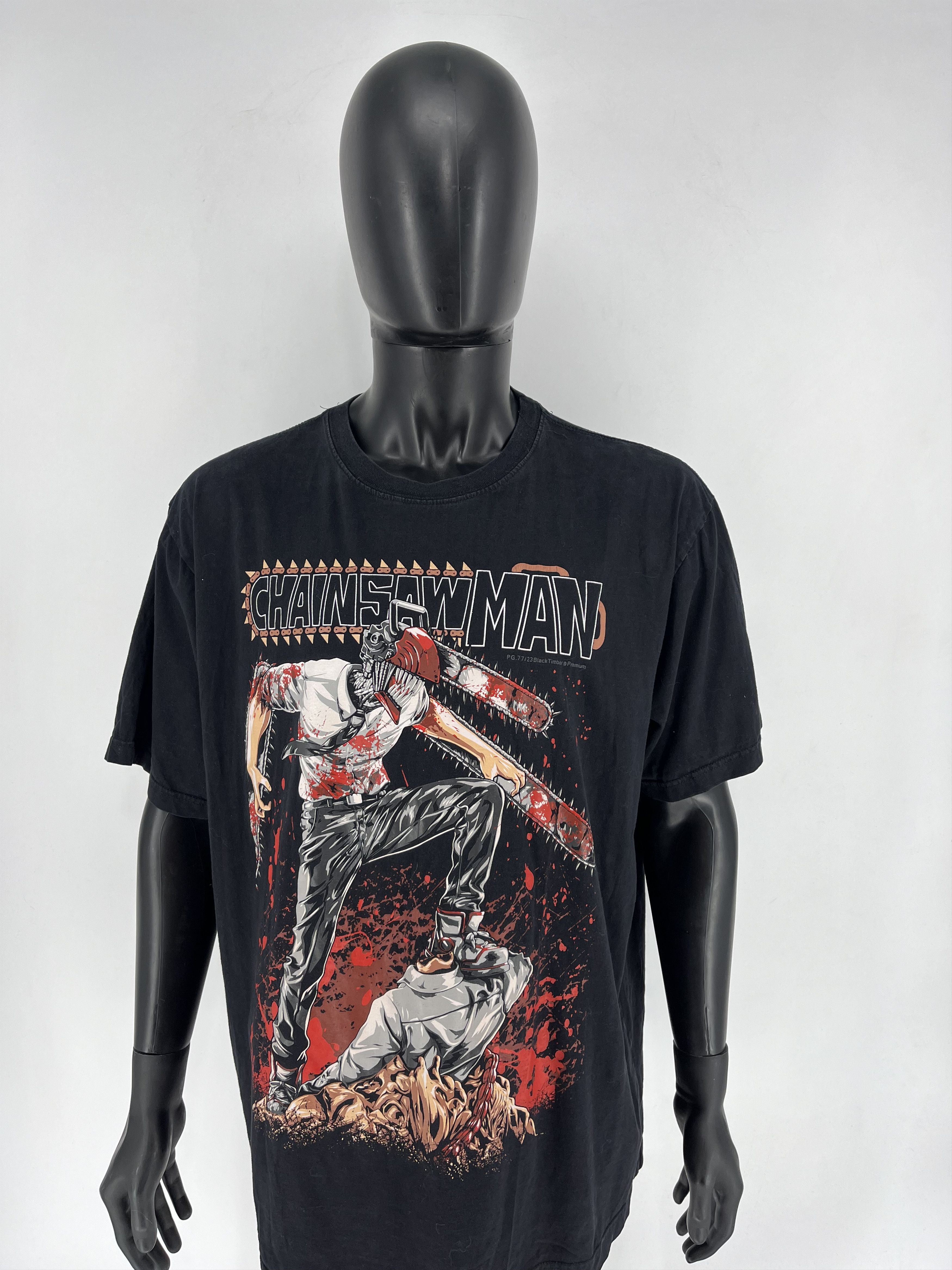 Anime Rare CHAINSAW MAN Anime Manga Limited Fans Mad Size US XXL / EU 58 / 5 - 5 Thumbnail