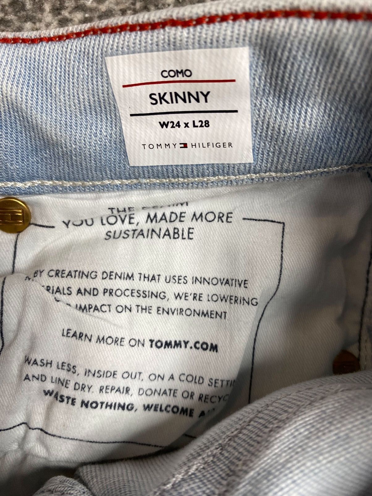 Tommy Hilfiger Tommy Hilfiger Skinny Jeans Size 25" / US 0 / IT 36 - 11 Thumbnail