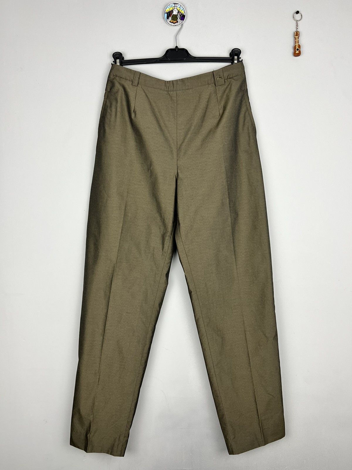 Burberry × Vintage Burberry Vintage Khaki Nylon Casual Chino Pants Size 29" - 1 Thumbnail