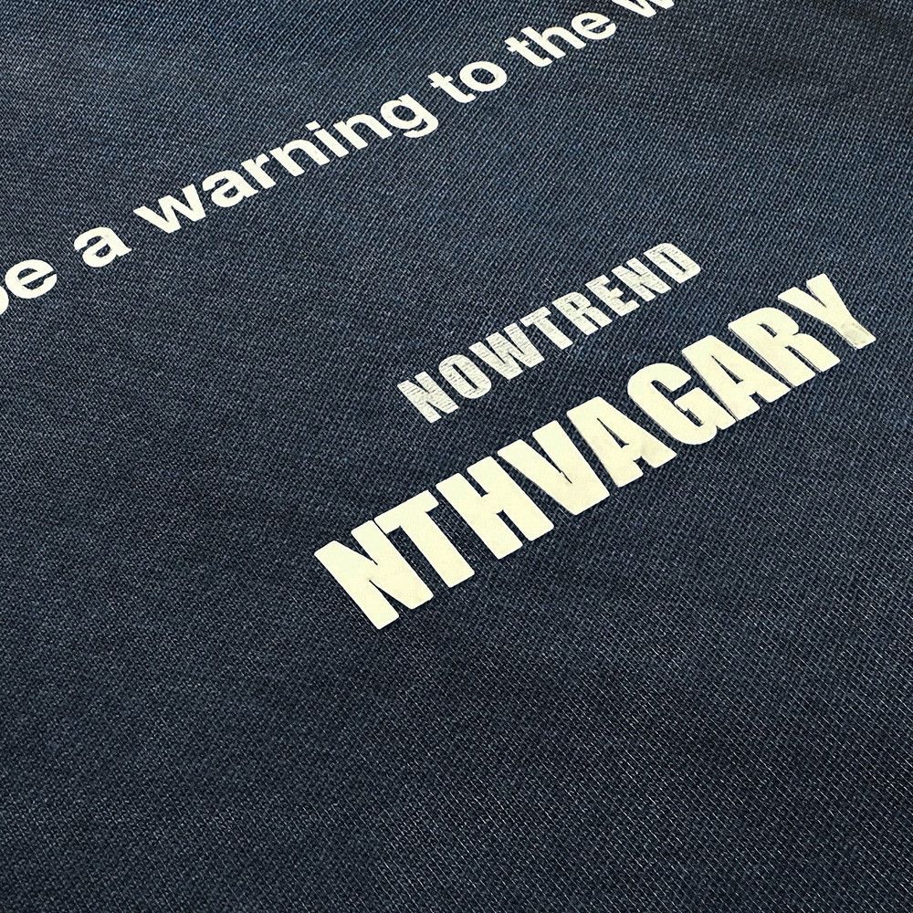 Vintage Men's loose long-sleeved T-shirt with cross letter print Size US M / EU 48-50 / 2 - 4 Thumbnail