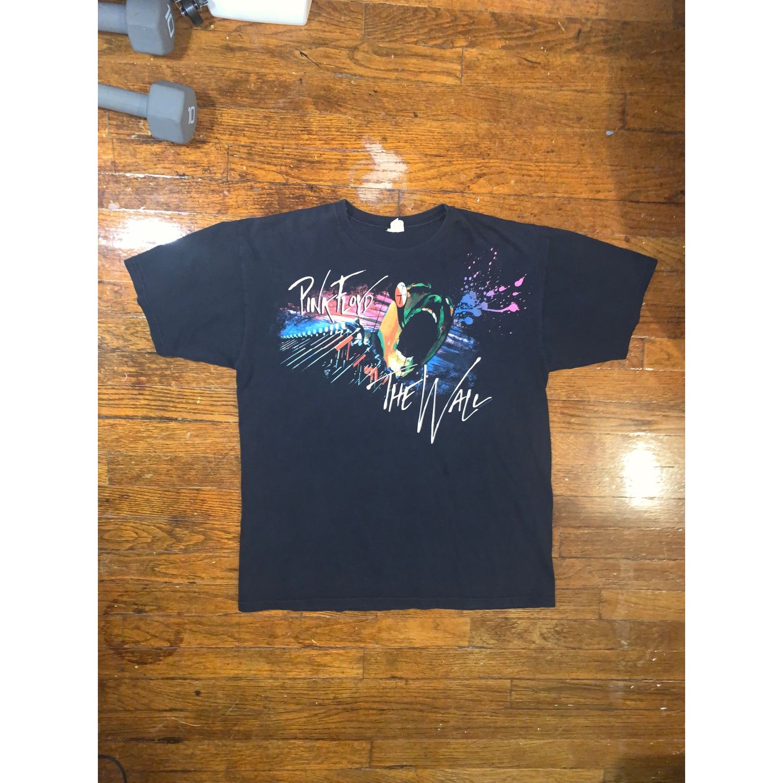 Anvil × Band Tees Pink Floyd The Wall T Shirt Black L Anvil Graphic Band Tee Size US L / EU 52-54 / 3 - 2 Thumbnail