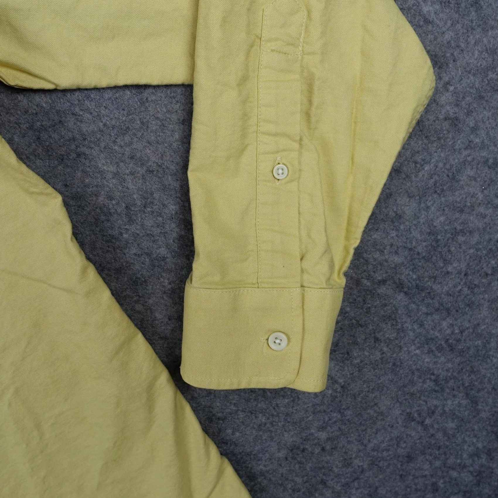 Taylor Stitch Taylor Stitch Shirt Mens 42 Yellow Button-Down Long Sleeve Organic Cotton VTG Size US XL / EU 56 / 4 - 5 Thumbnail