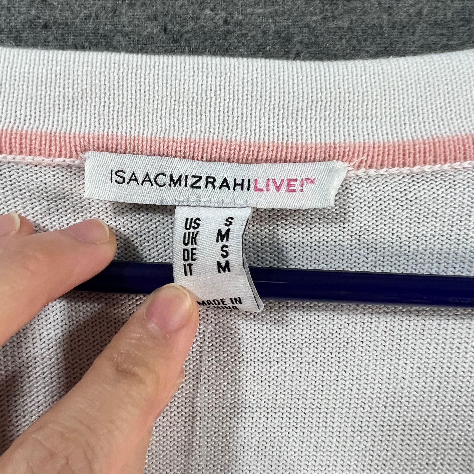 Isaac Mizrahi Isaac Mizrahi Live! Button Front Sweater Cardigan Size S / US 4 / IT 40 - 3 Thumbnail