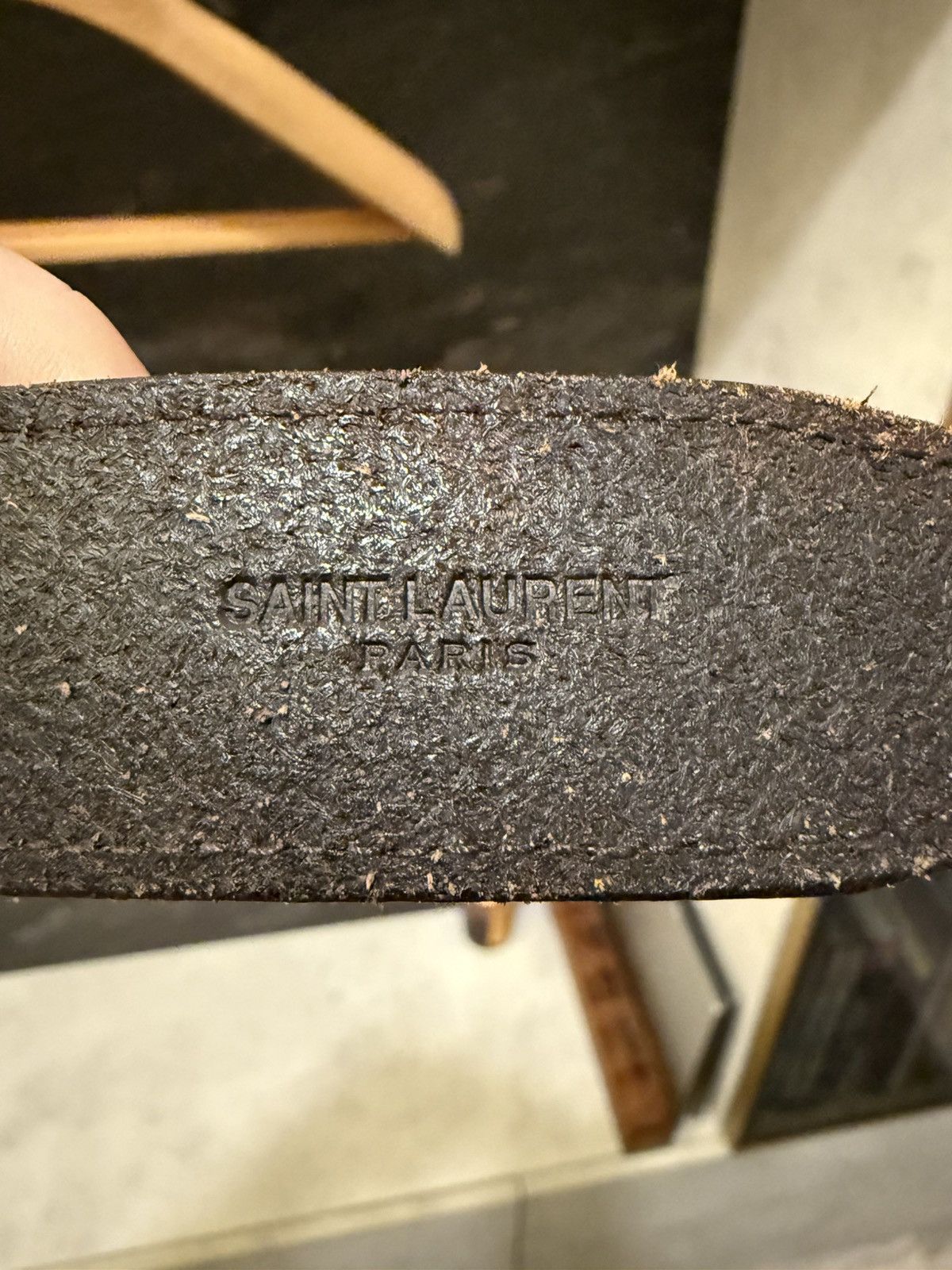 Saint Laurent Paris Saint Laurent Paris Western Hedi Belt 100 Size 34 - 4 Thumbnail
