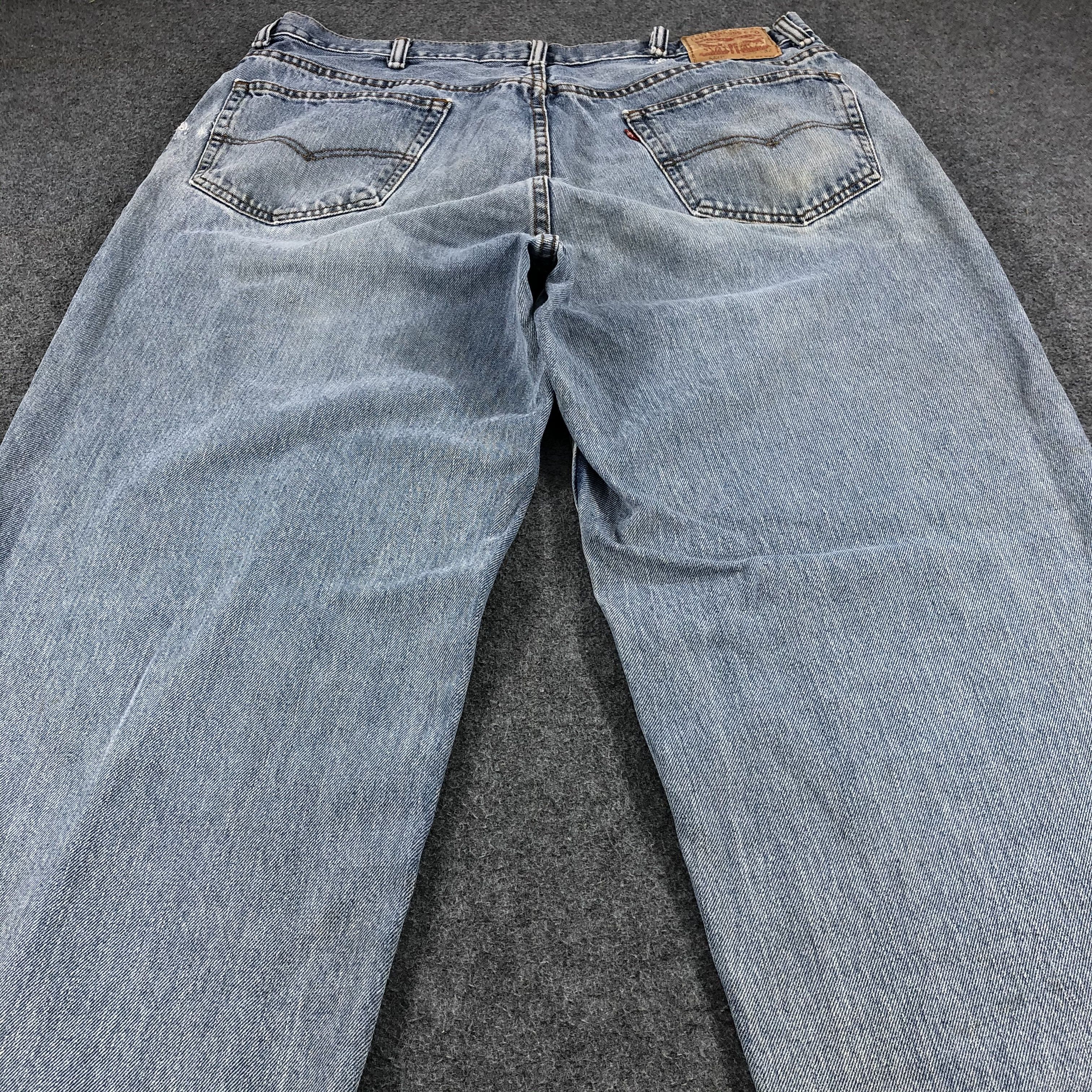 Levi's Dirty Wash Vintage Levis 550 Jeans Distressed Denim-J923 Size US 39 - 4 Thumbnail