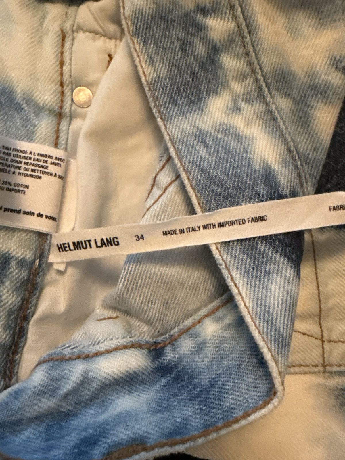 Helmut Lang Helmut Lang Bleach Indigo Artist Jeans 34 BNWT Size US 34 / EU 50 - 5 Thumbnail