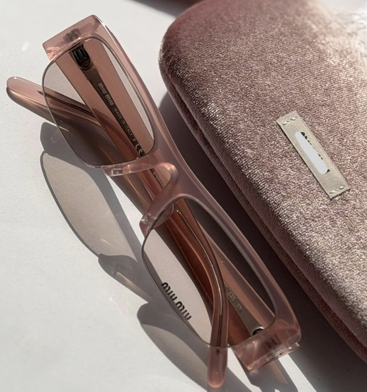 Miu Miu NEW Miu Miu sunglasses Miu Miu MU B07S 20I60V Size ONE SIZE - 4 Thumbnail