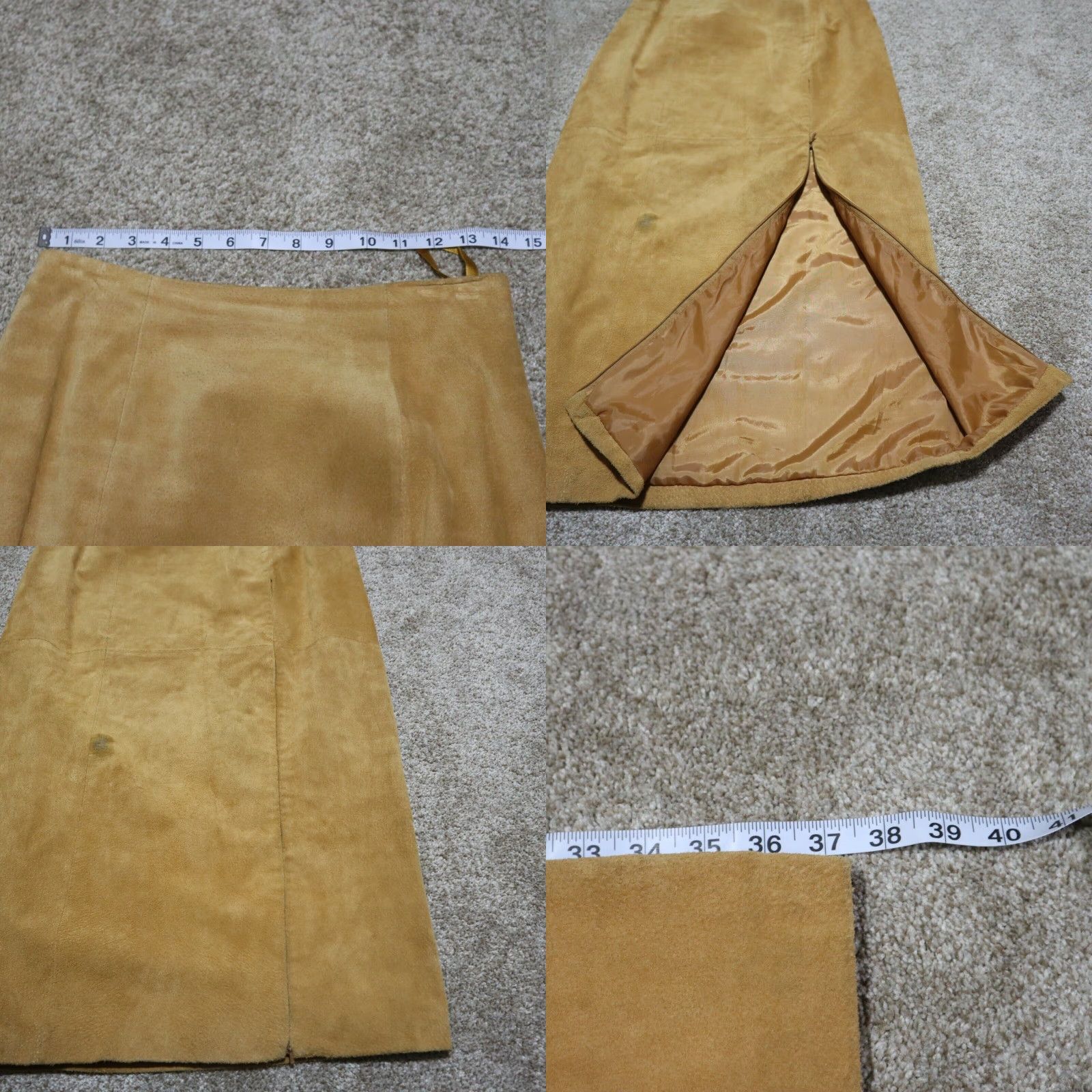 Vintage VINTAGE Leather Jacket and Skirt Set METROSTYLE Size 6 Small Size 28" / US 6 / IT 42 - 8 Thumbnail