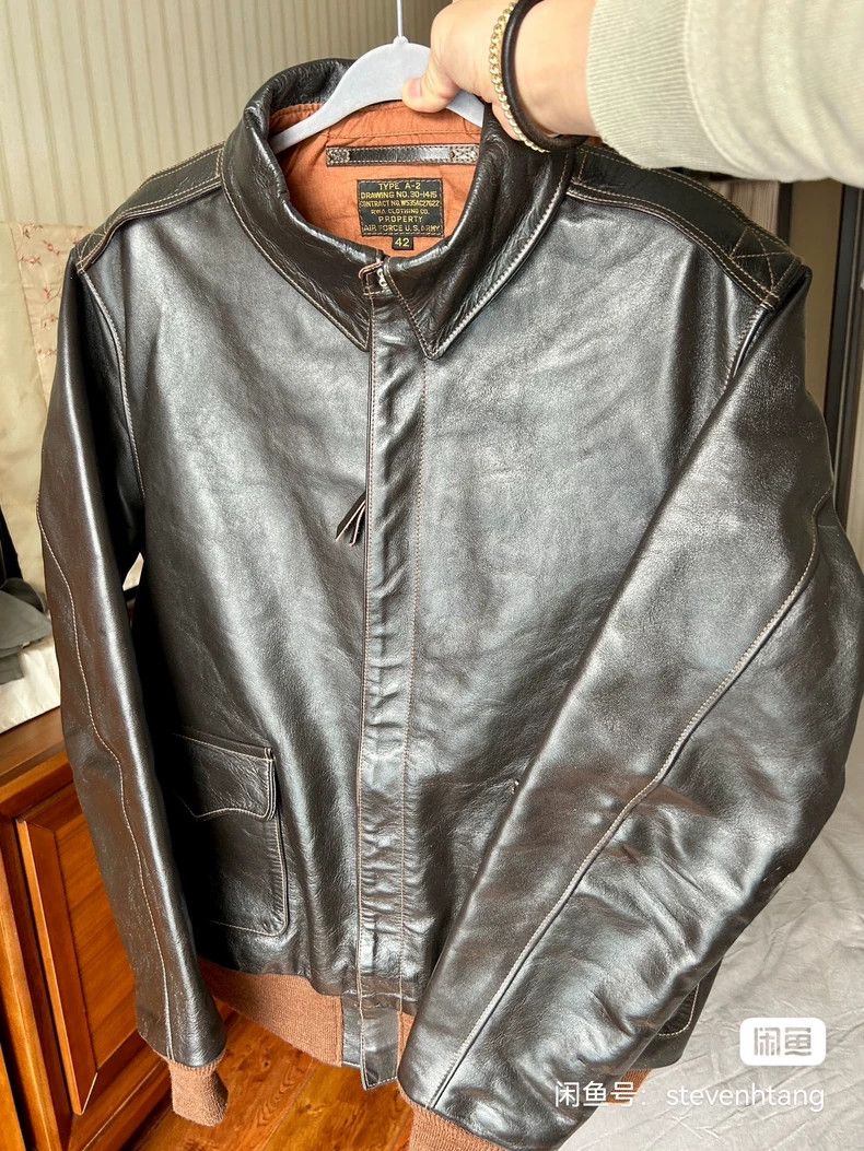 The Real McCoy's The Real McCoy's A2 Horsehide Flight Jacket 2504-Nextarrow Size US L / EU 52-54 / 3 - 1 Thumbnail