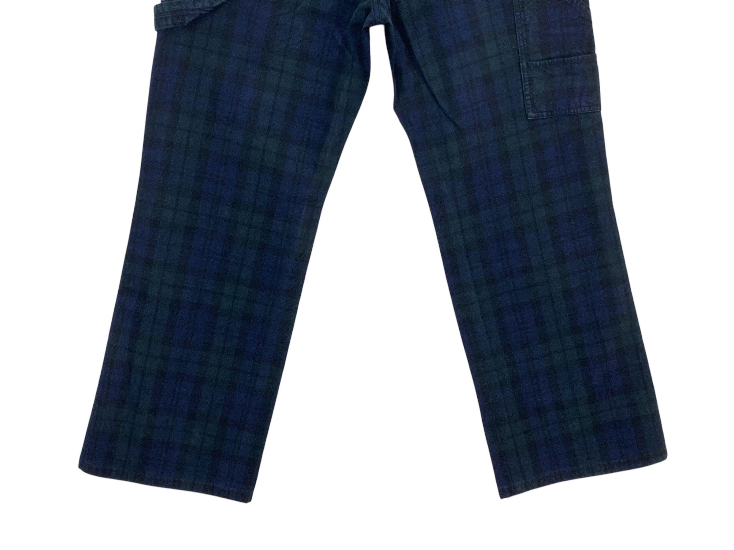 Japanese Brand Baker Pocket Carpenter Jeans Checkered Pants Size US 31 - 6 Thumbnail