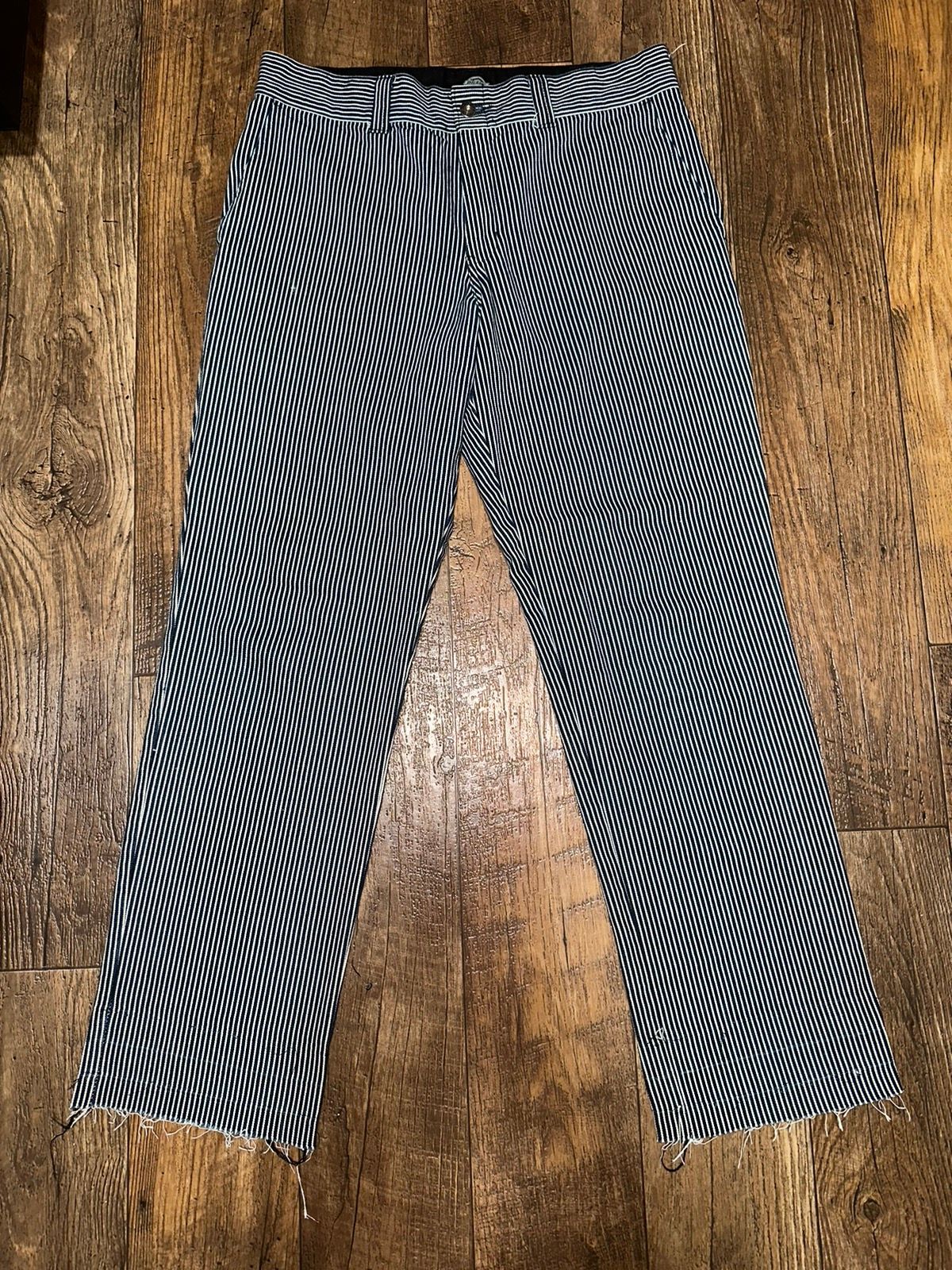 Vintage Hickory Striped Dickies Pants | Grailed