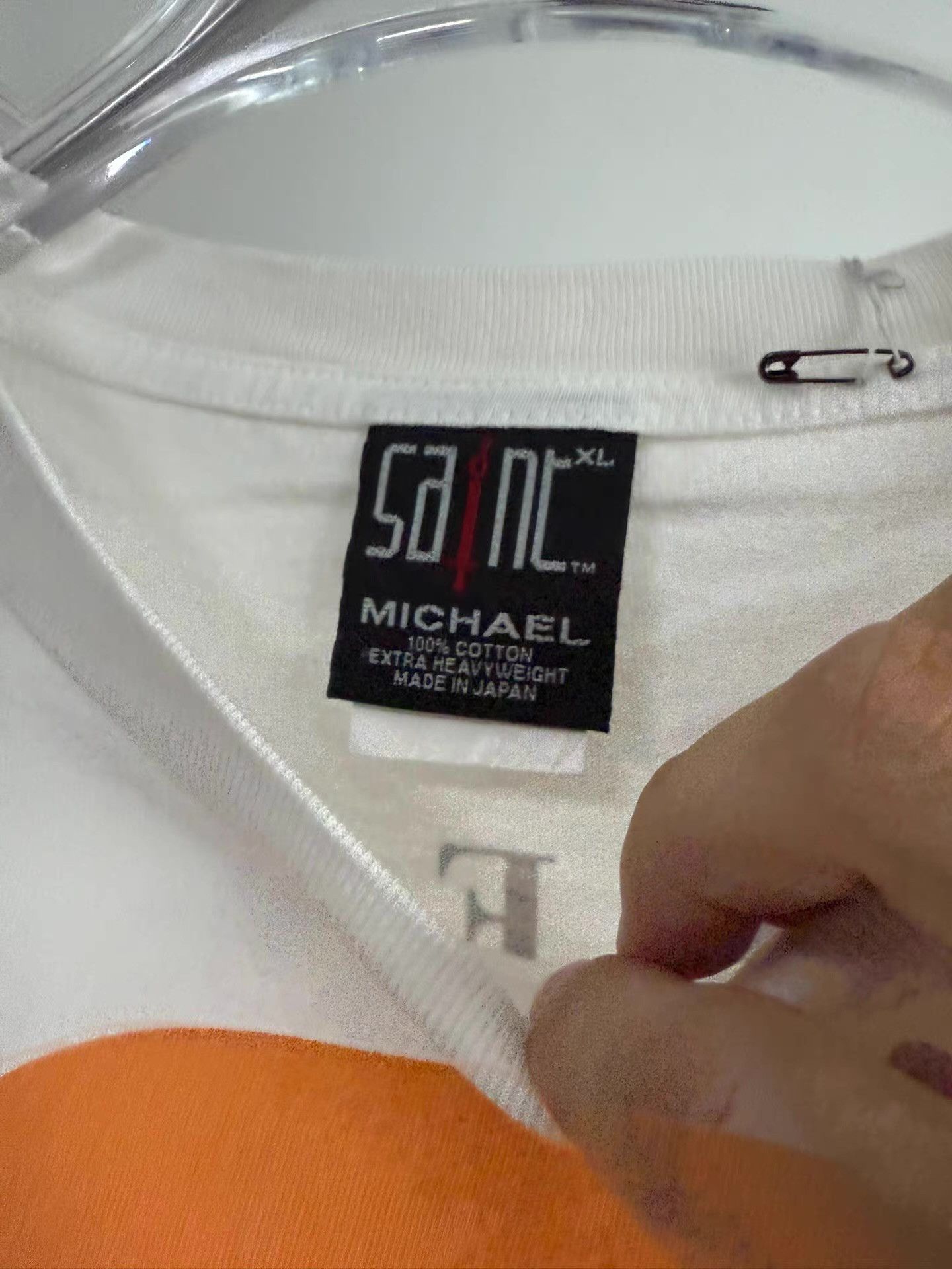 Saint Michael Saint Michael white washed short-sleeve T-shirt Q17 Size US XL / EU 56 / 4 - 3 Thumbnail