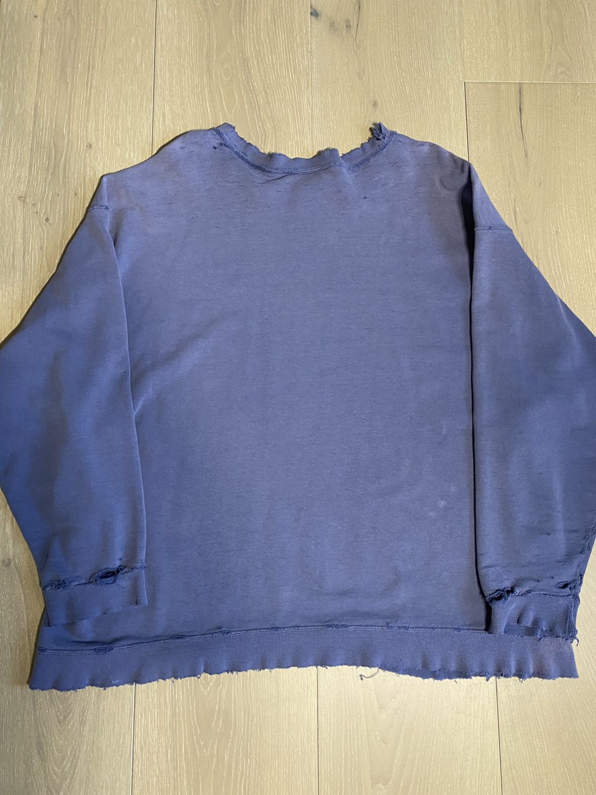 Nike 1990’s Nike Thrashed Crewneck Size US XL / EU 56 / 4 - 2 Thumbnail