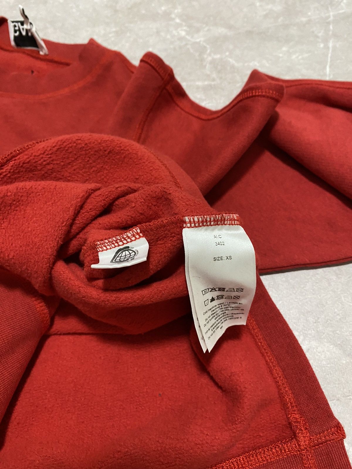 Ganni Rare Ganni Oversized Sleeve Sweashirt Made in Portugal Red Size XS / US 0-2 / IT 36-38 - 10 Thumbnail