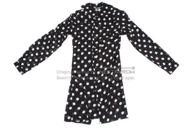 Comme des Garcons COMME des GARCONS Polka Dot Shirt Top. Size US S / EU 44-46 / 1 - 2 Thumbnail