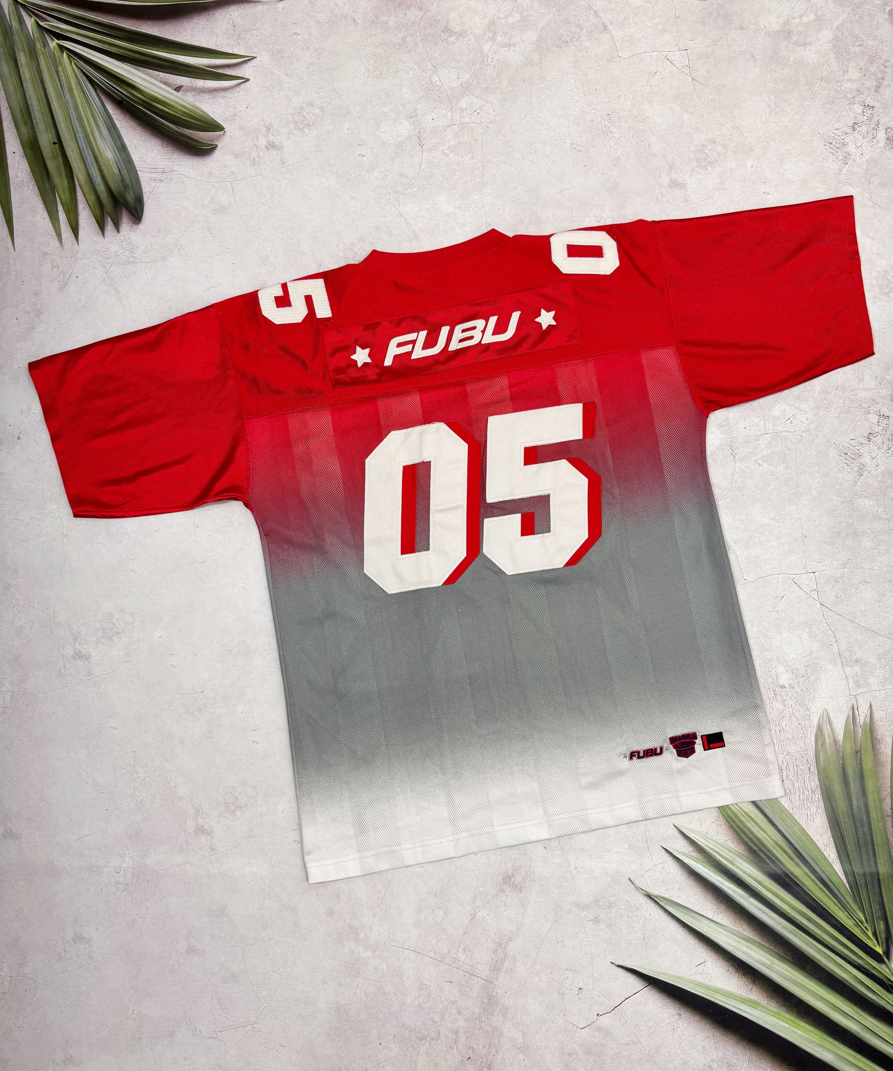 Fubu Vintage FUBU Jersey T-Shirt #05 Hip Hop Rap Striped Size US XL / EU 56 / 4 - 14 Thumbnail