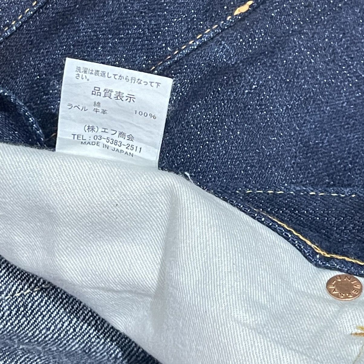 Japanese Brand Vtg Lucky Devil Jeans Indigo Selvedge Pants (34) Size US 34 / EU 50 - 8 Thumbnail