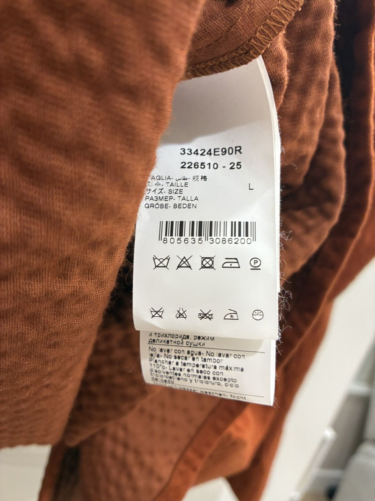 424 424 Orange Button Up Size US L / EU 52-54 / 3 - 6 Thumbnail