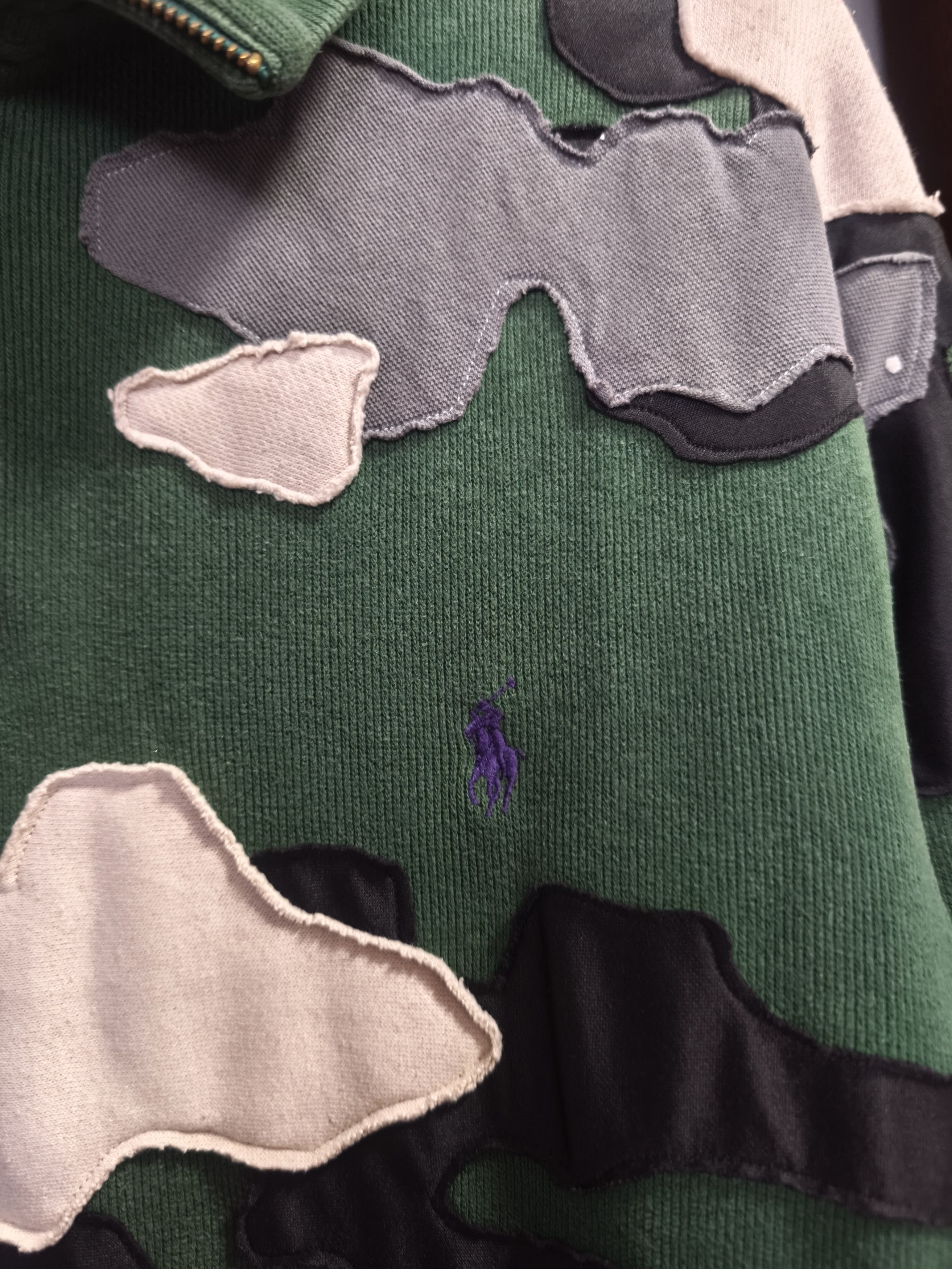 Polo Ralph Lauren Vintage RL Quarter Zip - Custom Patchwork (1 of 1) Size US L / EU 52-54 / 3 - 4 Thumbnail